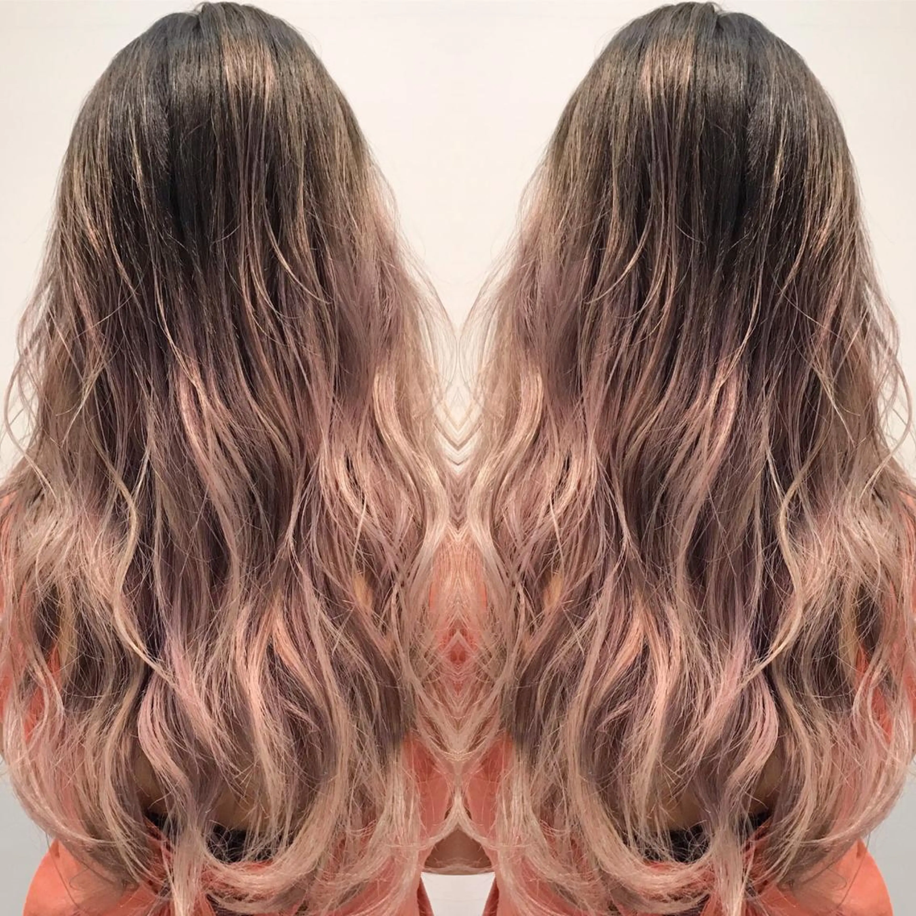 ロング カラー バレイヤージュ レイヤーカット カット ヘアカラー トリートメント STELLA所属・心斎橋なんば 大野竜輝のヘアスタイル