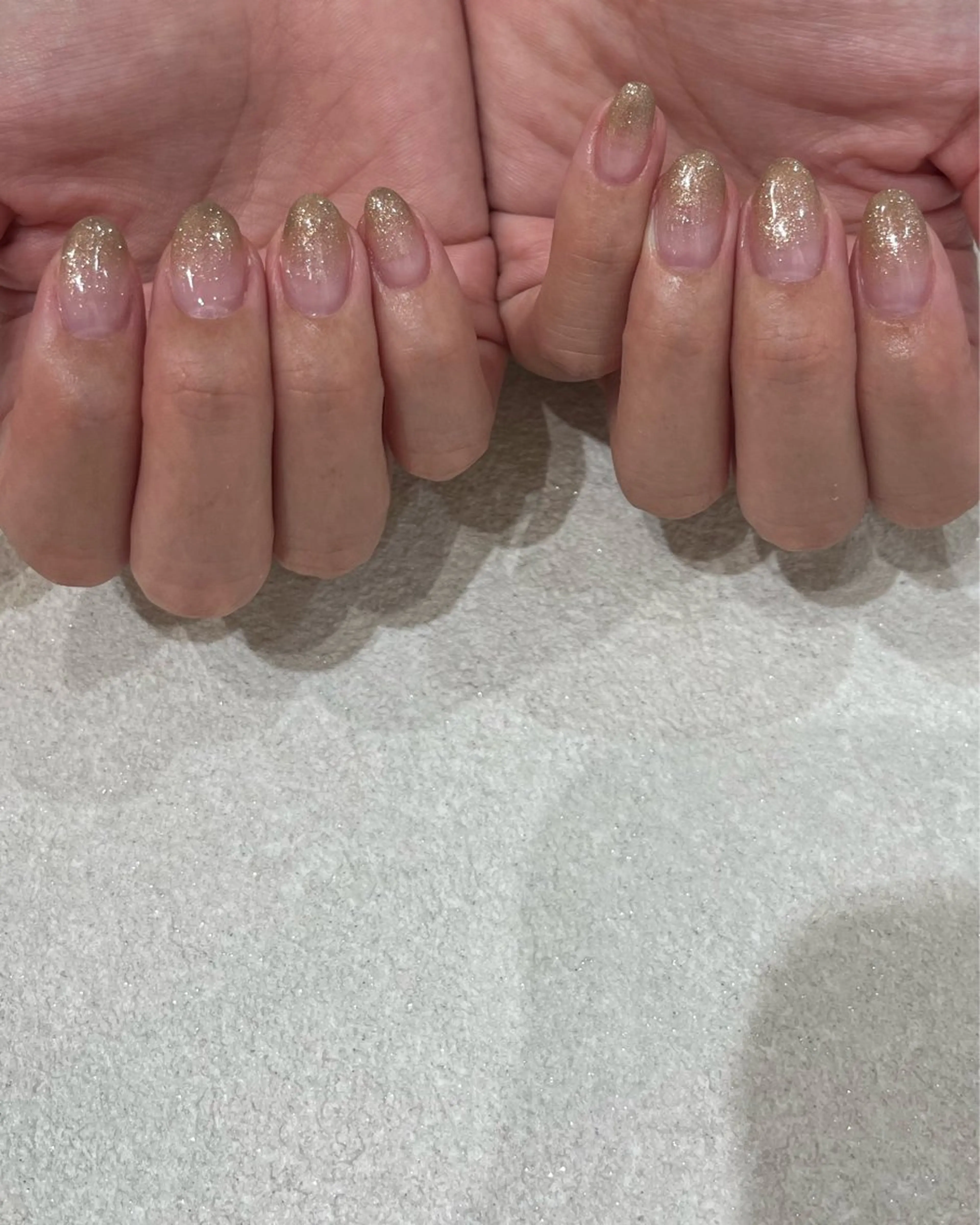 ネイル グラデーション ラメ(グリッター) ラメグラデーション manami プルミエール錦糸町店のネイルデザイン