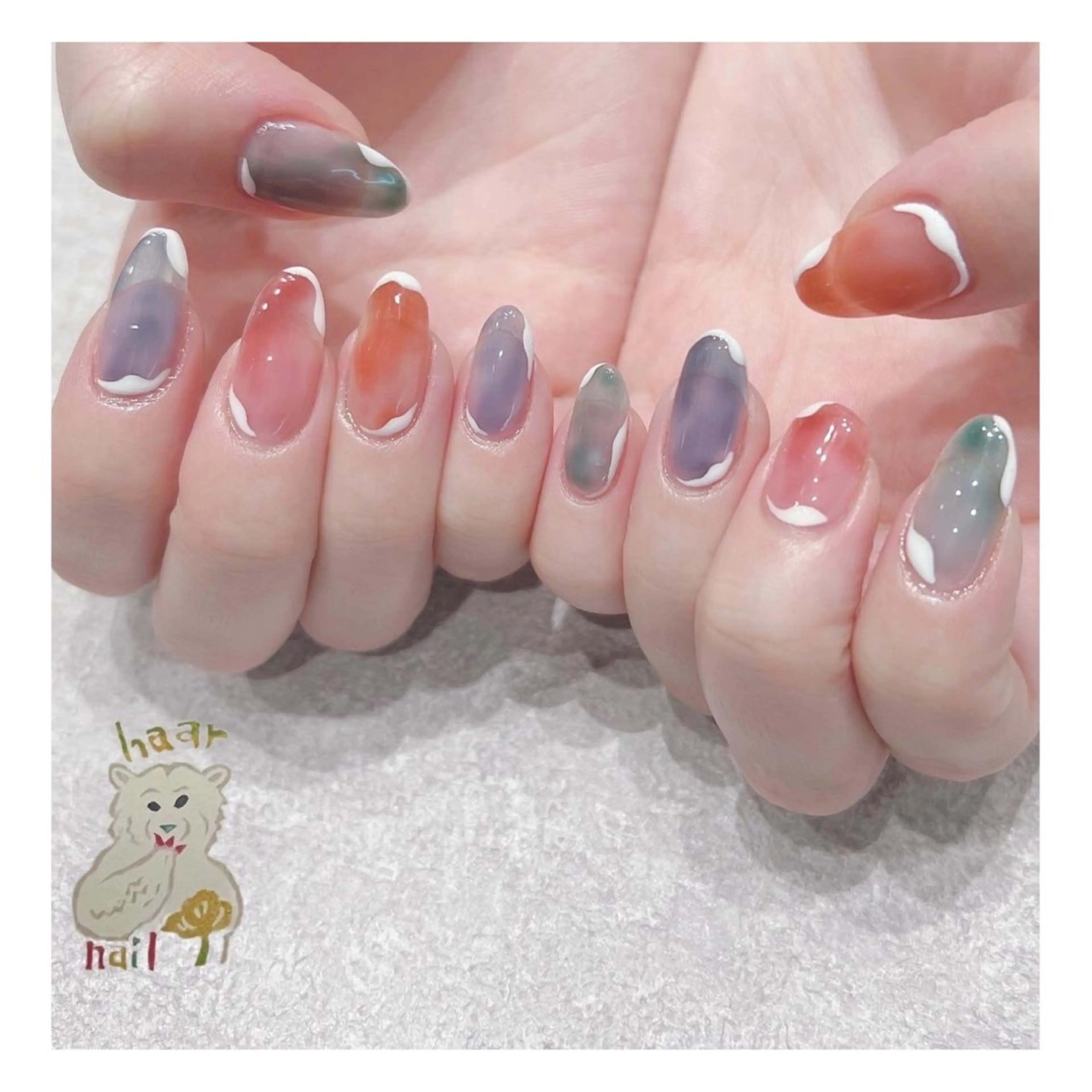 ネイル ハンドネイル 深田 加代のネイルデザイン