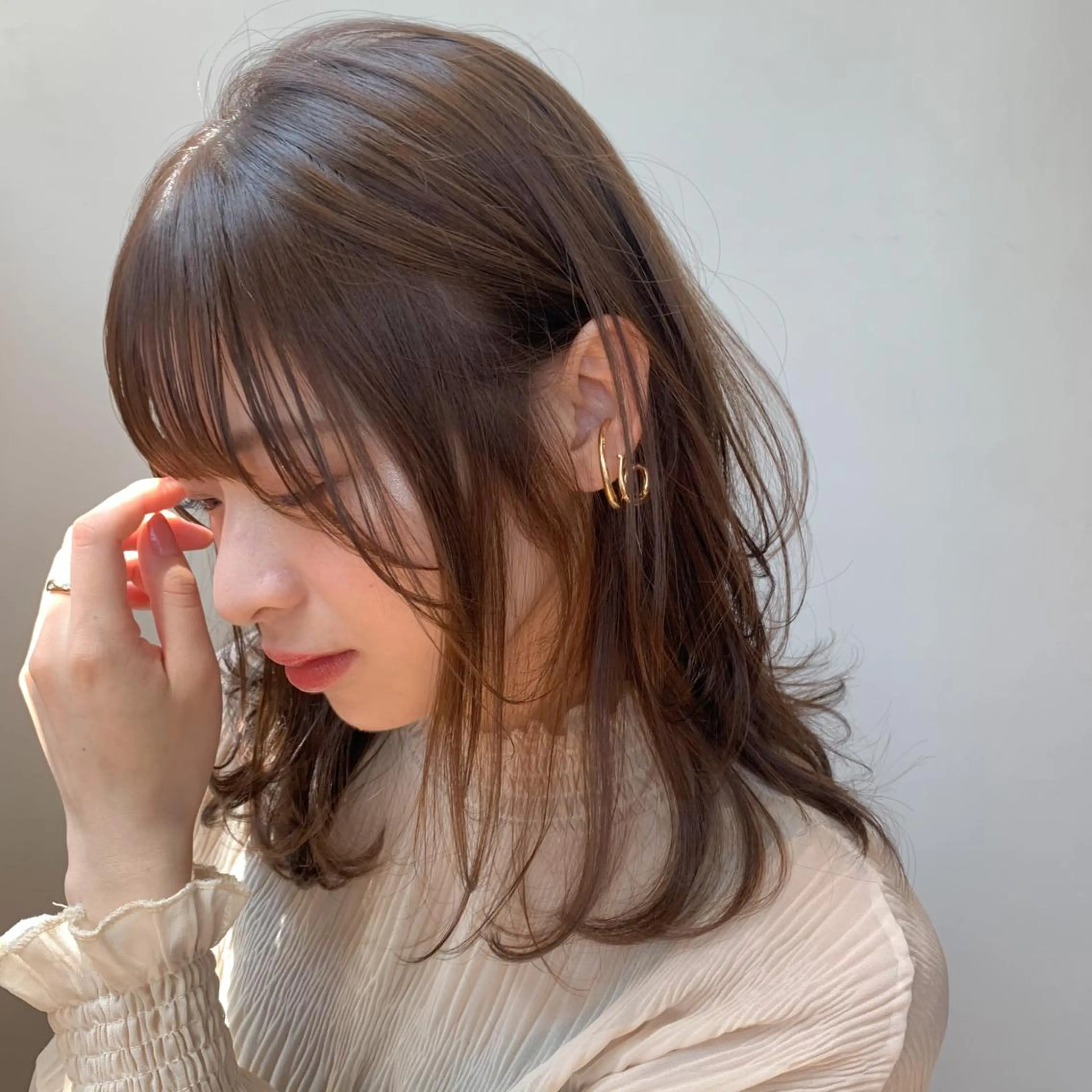 【2回目以降の方限定💫】似合わせカット＋天使の艶カラー👼🏻✨ケア剤で補修🌿※早朝料金+2300円の写真