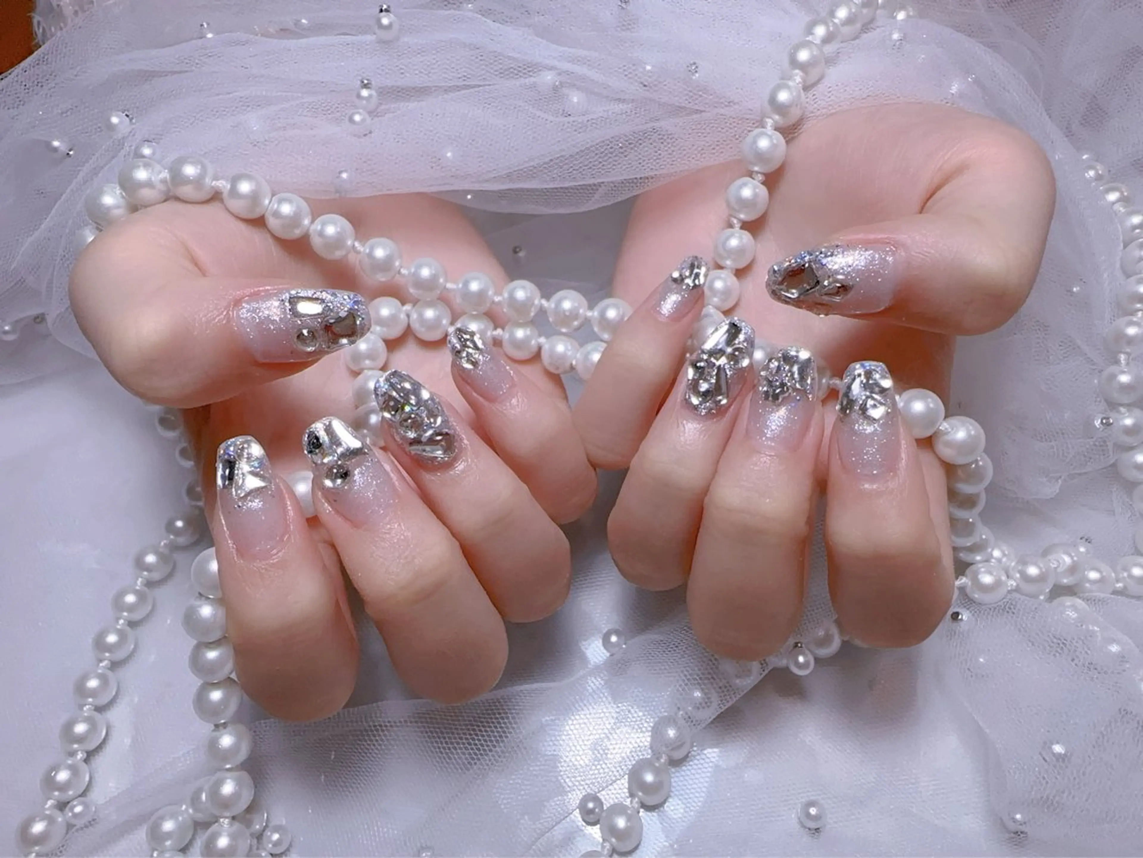 ネイル 長さ出し ネイルチップ You&Me Miyuのネイルデザイン