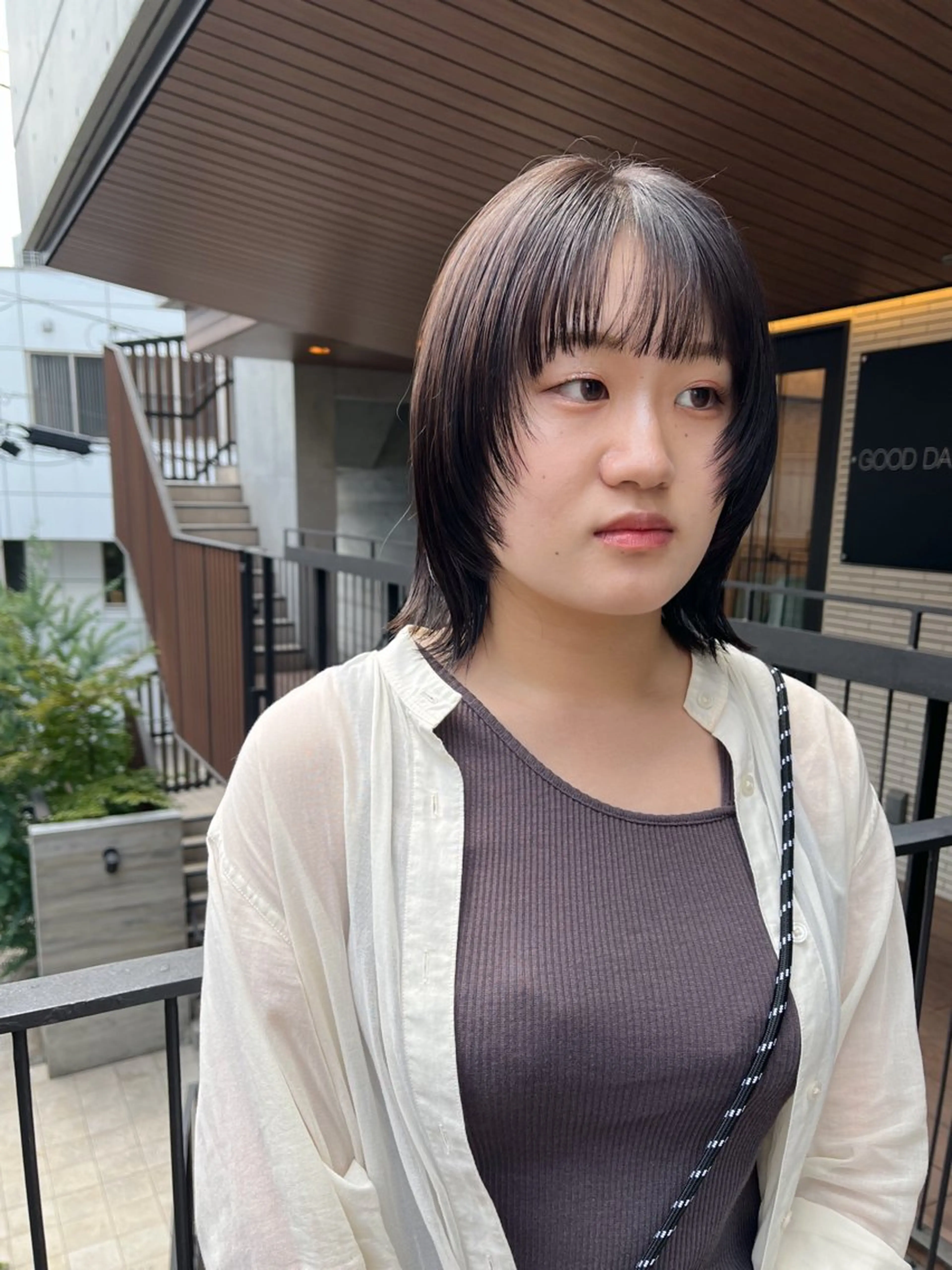 ミディアム カラー 暖色/パーマ 🌼クニトウメイのヘアスタイル