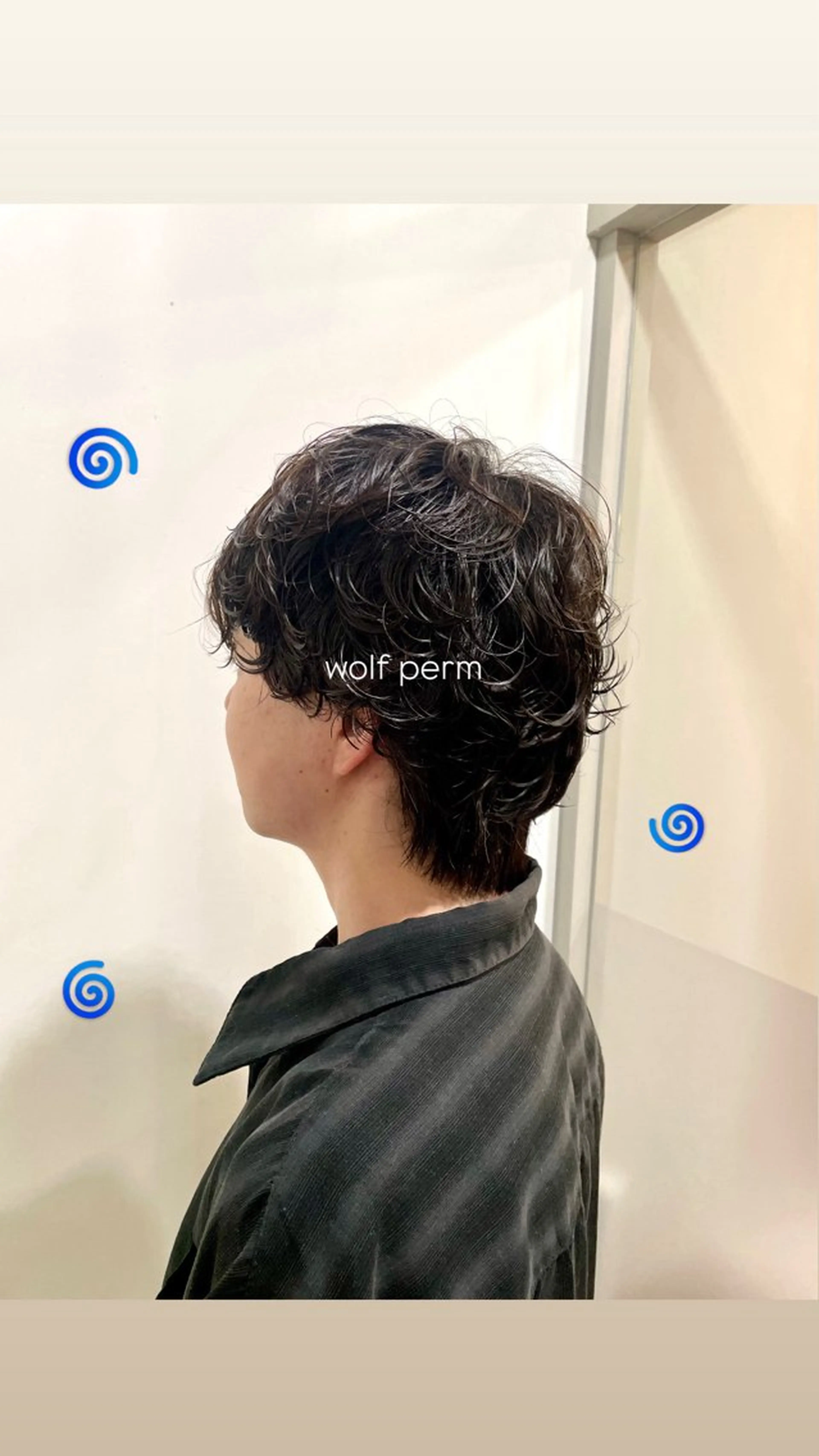 🌀メンズカット➕ニュアンスパーマ🌀の写真