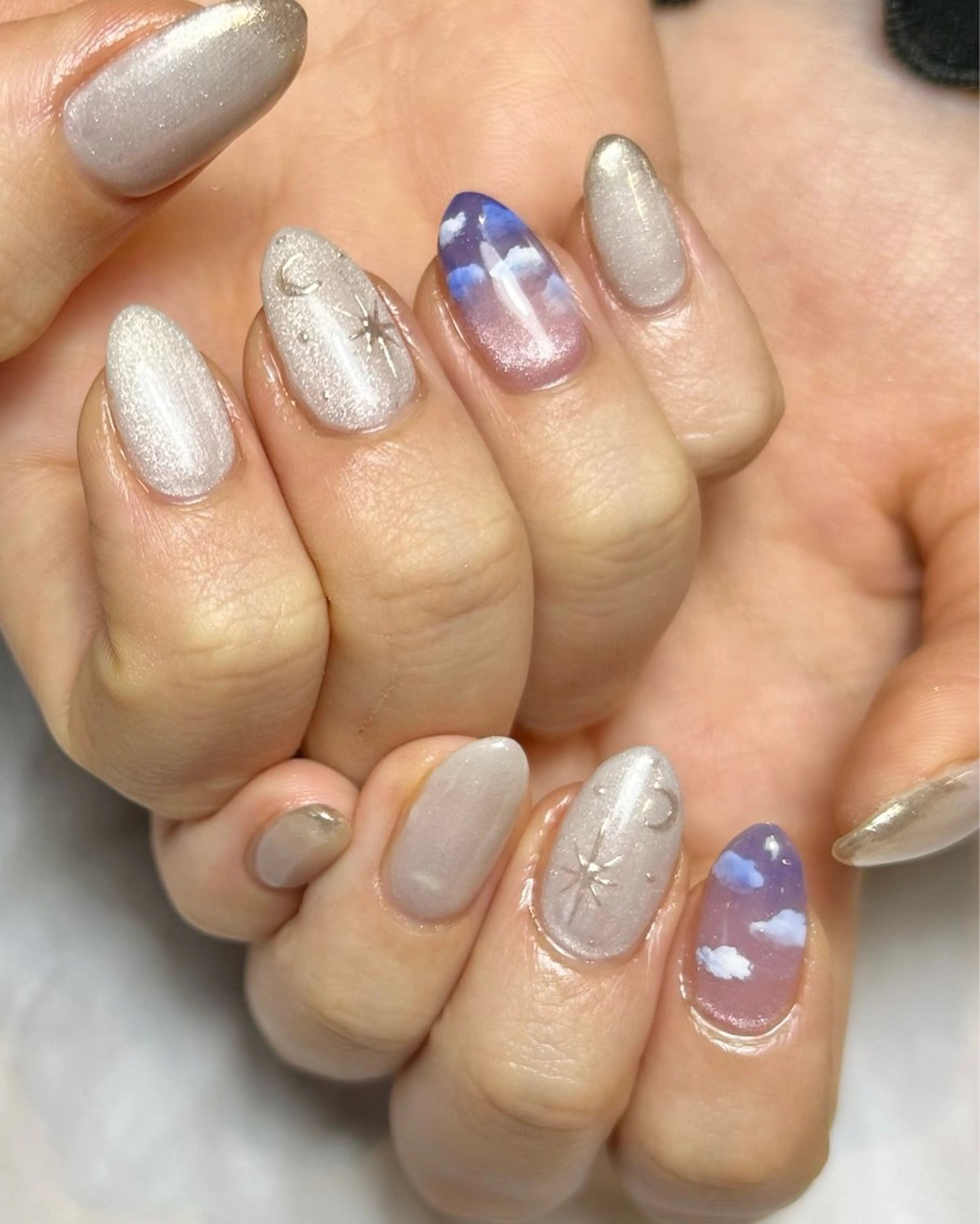 ネイル マグネットネイル 持ち込み ハンドネイル Reflection marikoのネイルデザイン