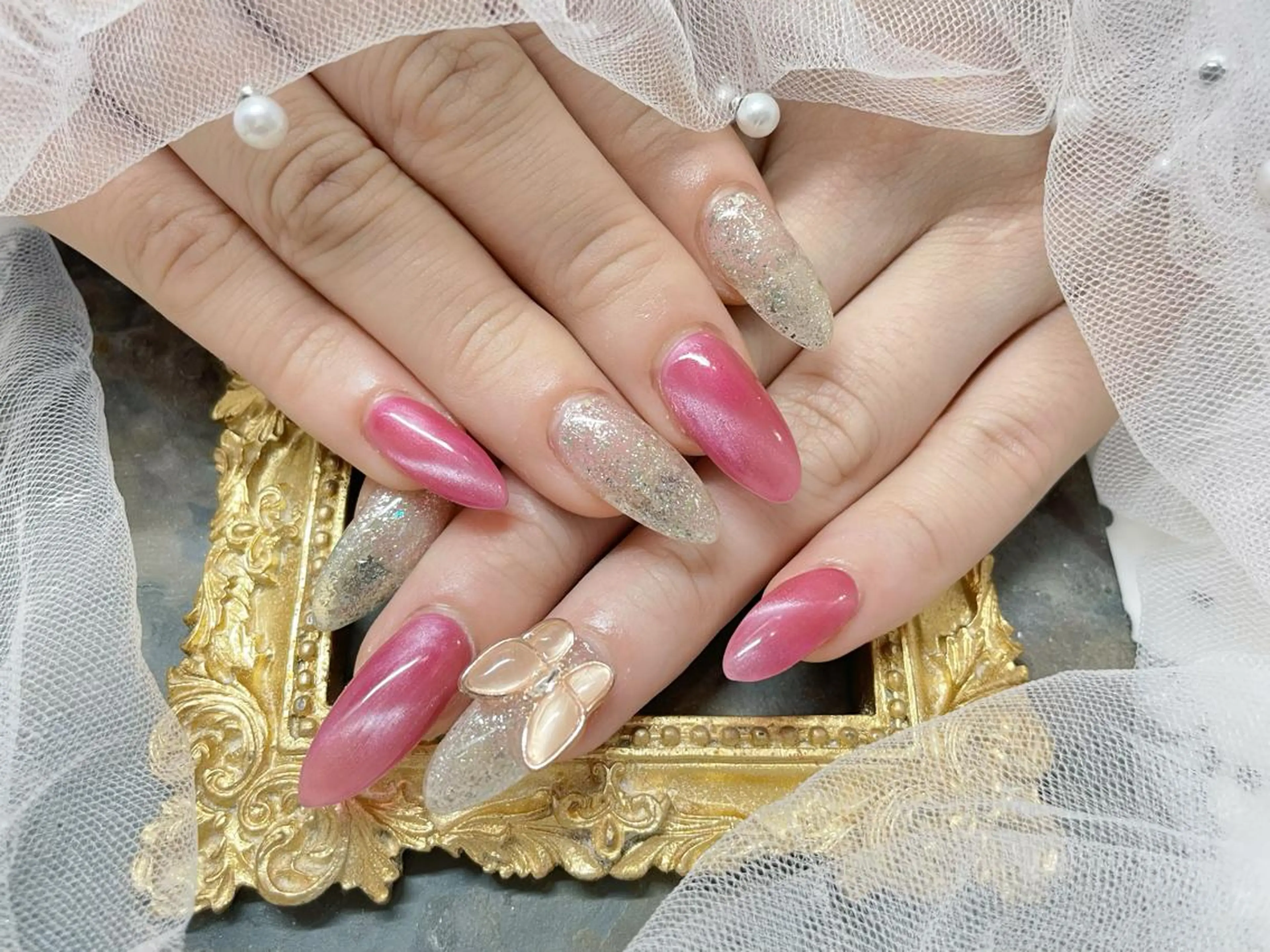 ネイル ハンドネイル マジックミラー所属・マジック ミラーのネイルデザイン