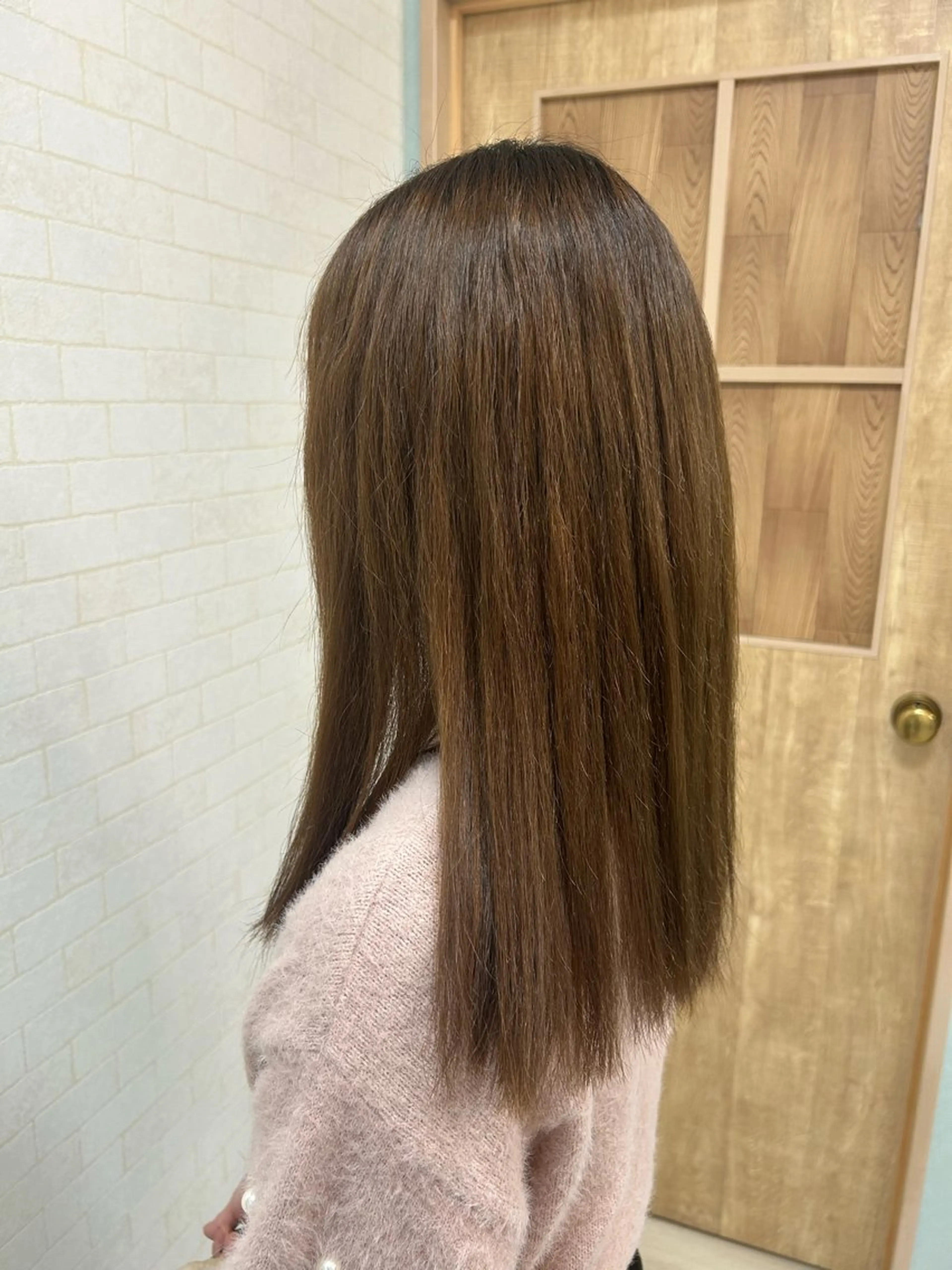 ミディアム カット 縮毛矯正 瀧 葉月のマツエク・マツパデザイン