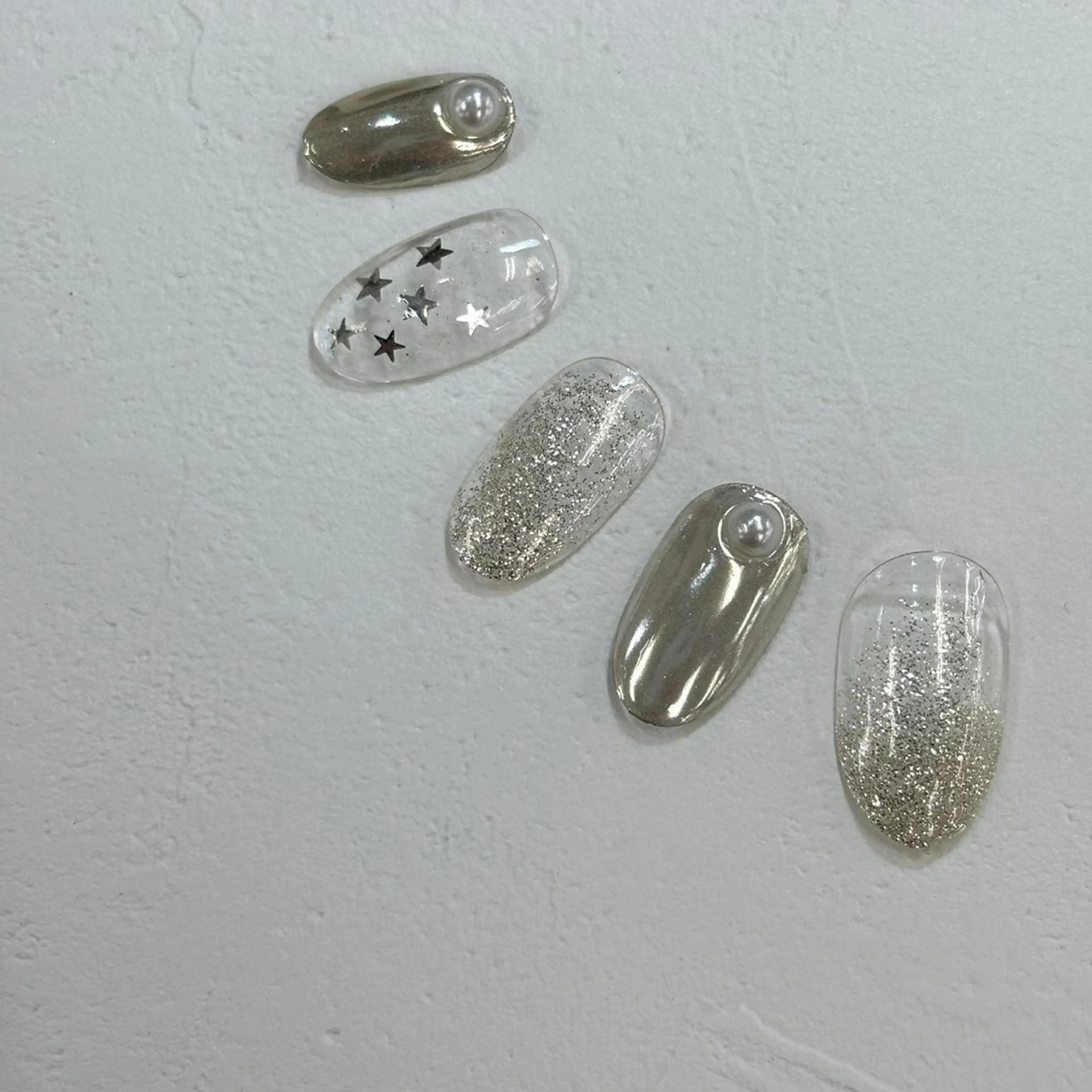 ネイル ⭐︎休業中の練習⭐︎ JNA認定講師髙橋のネイルデザイン