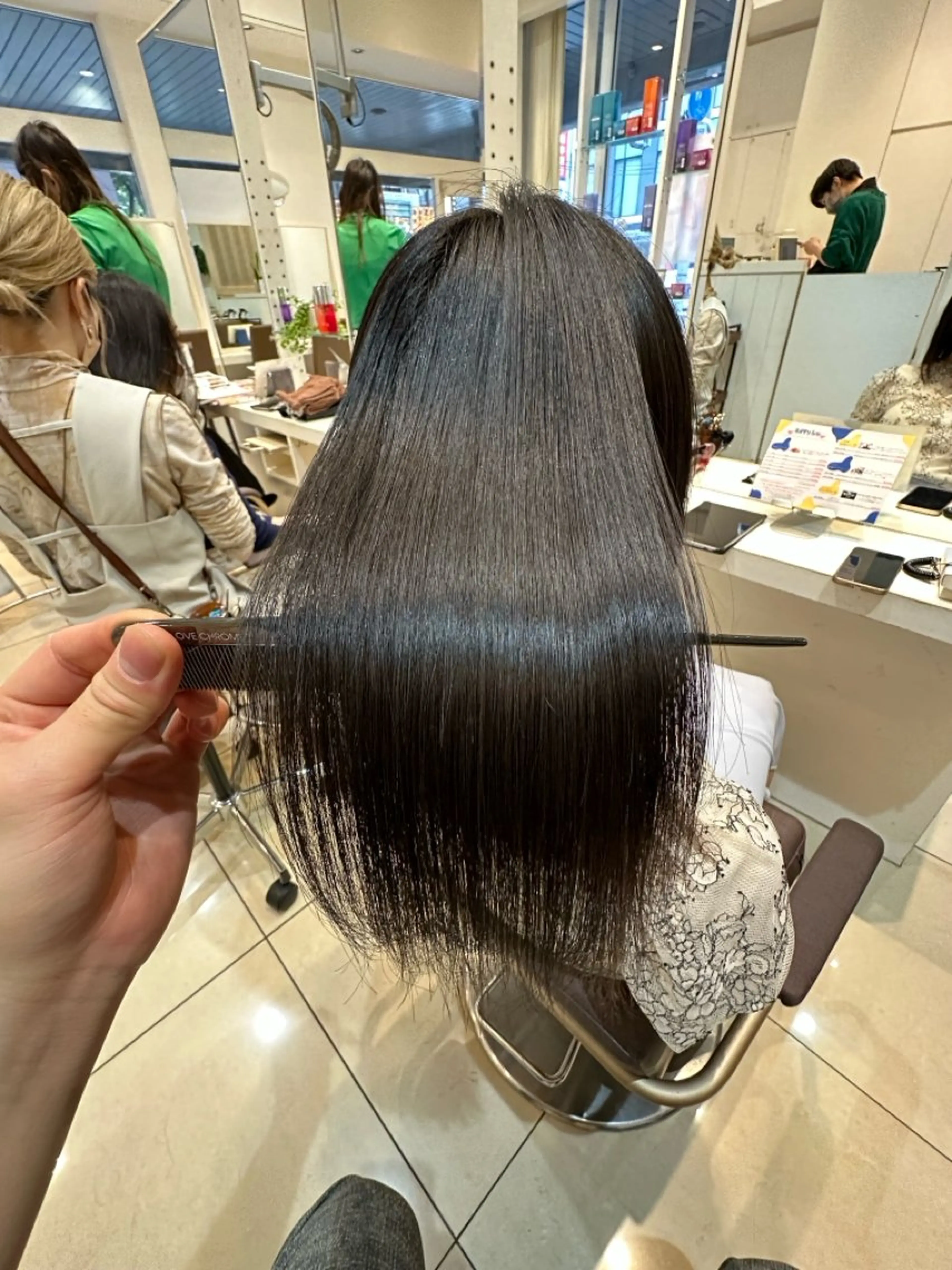 ミディアム 縮毛矯正 華澄🌸カラーモデル 縮毛モデル募集中🌸のヘアスタイル