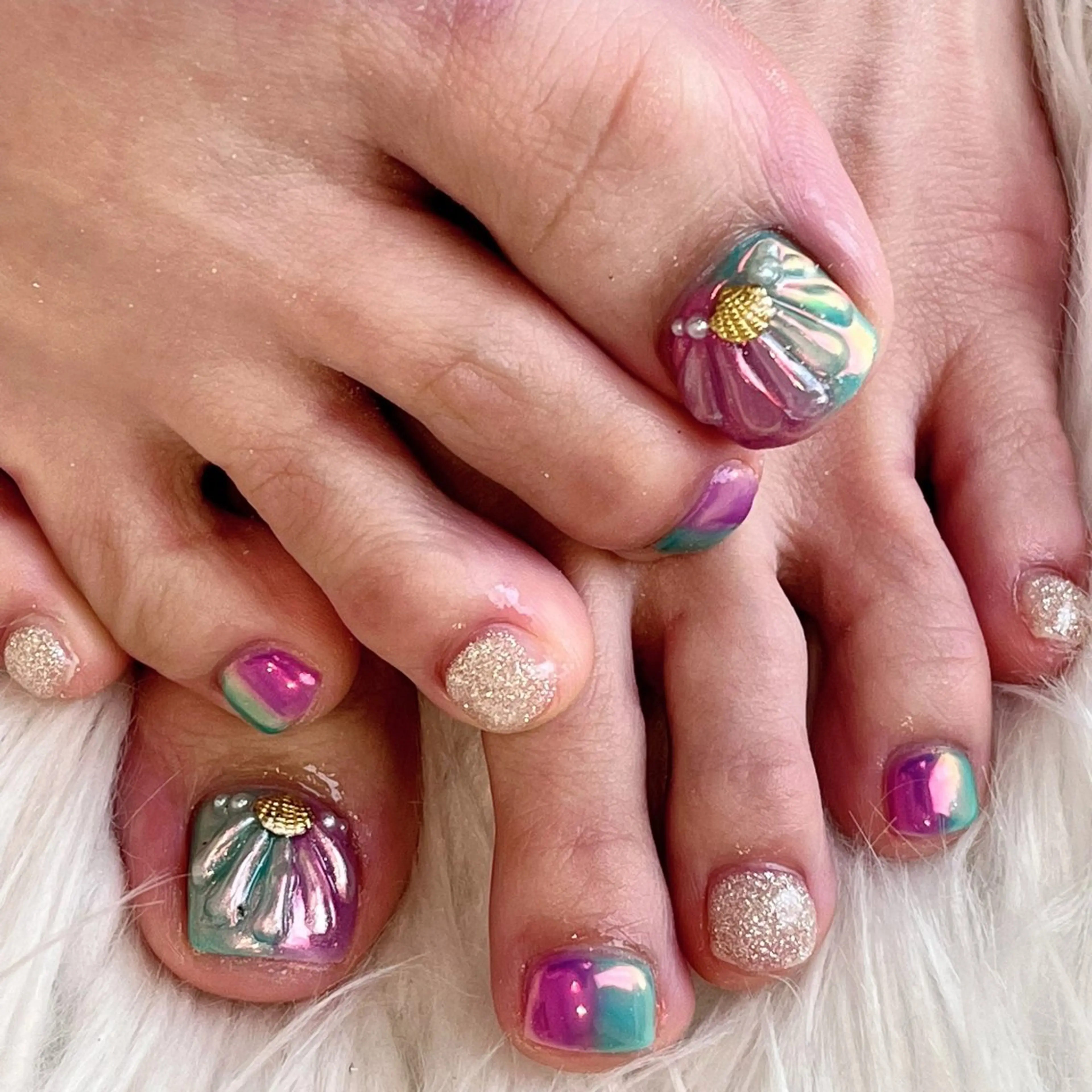 フットネイルやり放題♡の写真