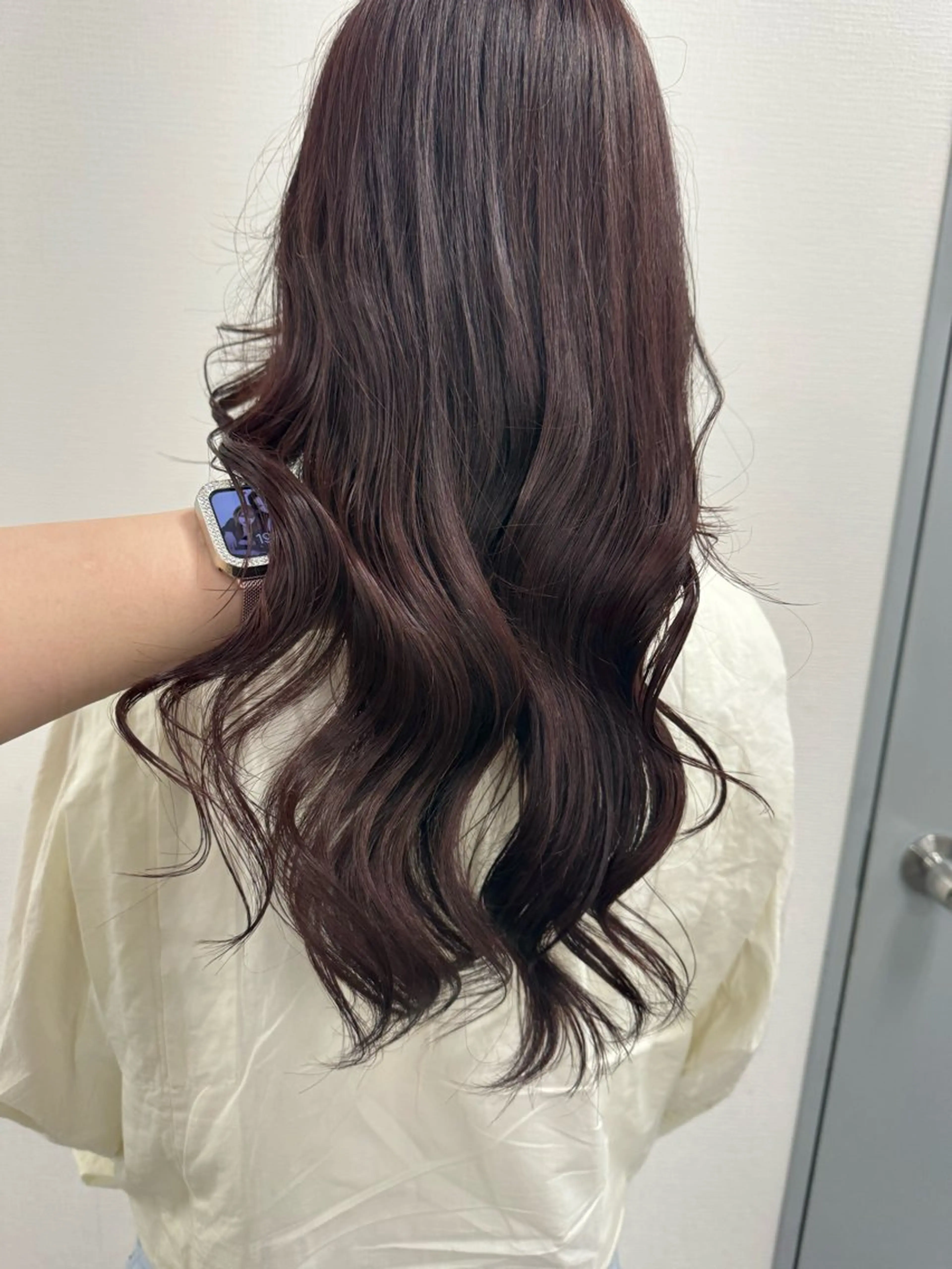 ミディアム カラー ラベンダーカラー ヘアカラー トリートメント ヘアセット 🎀愛されgirly ヘア🫧Ayakaのヘアスタイル
