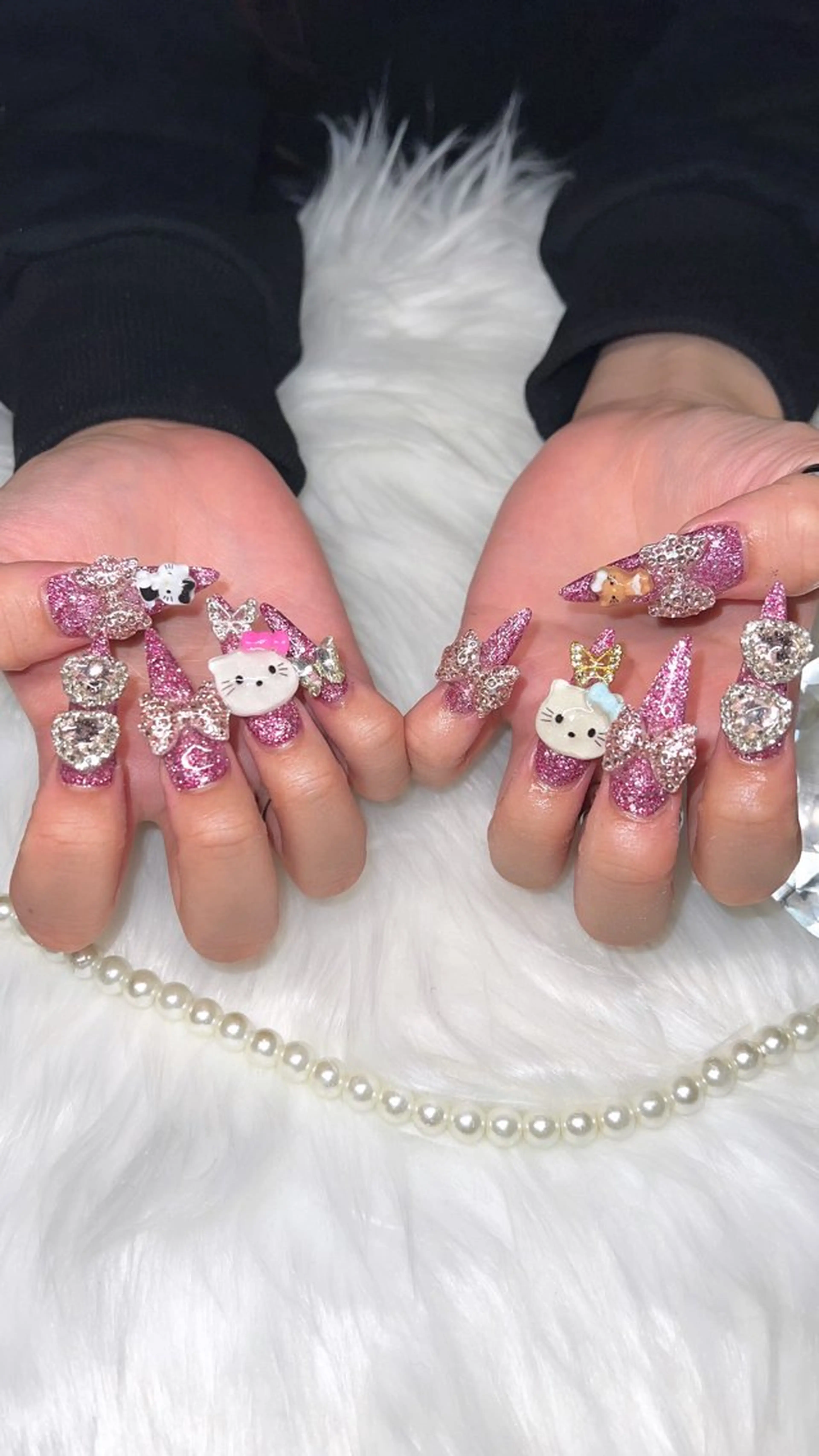 【スカルプ】パーツつけ放題💎アートなし　　　　　　　　　　　　　　　　オフ・ケア込み🙆‍♀️パーツ持ち込み可の写真