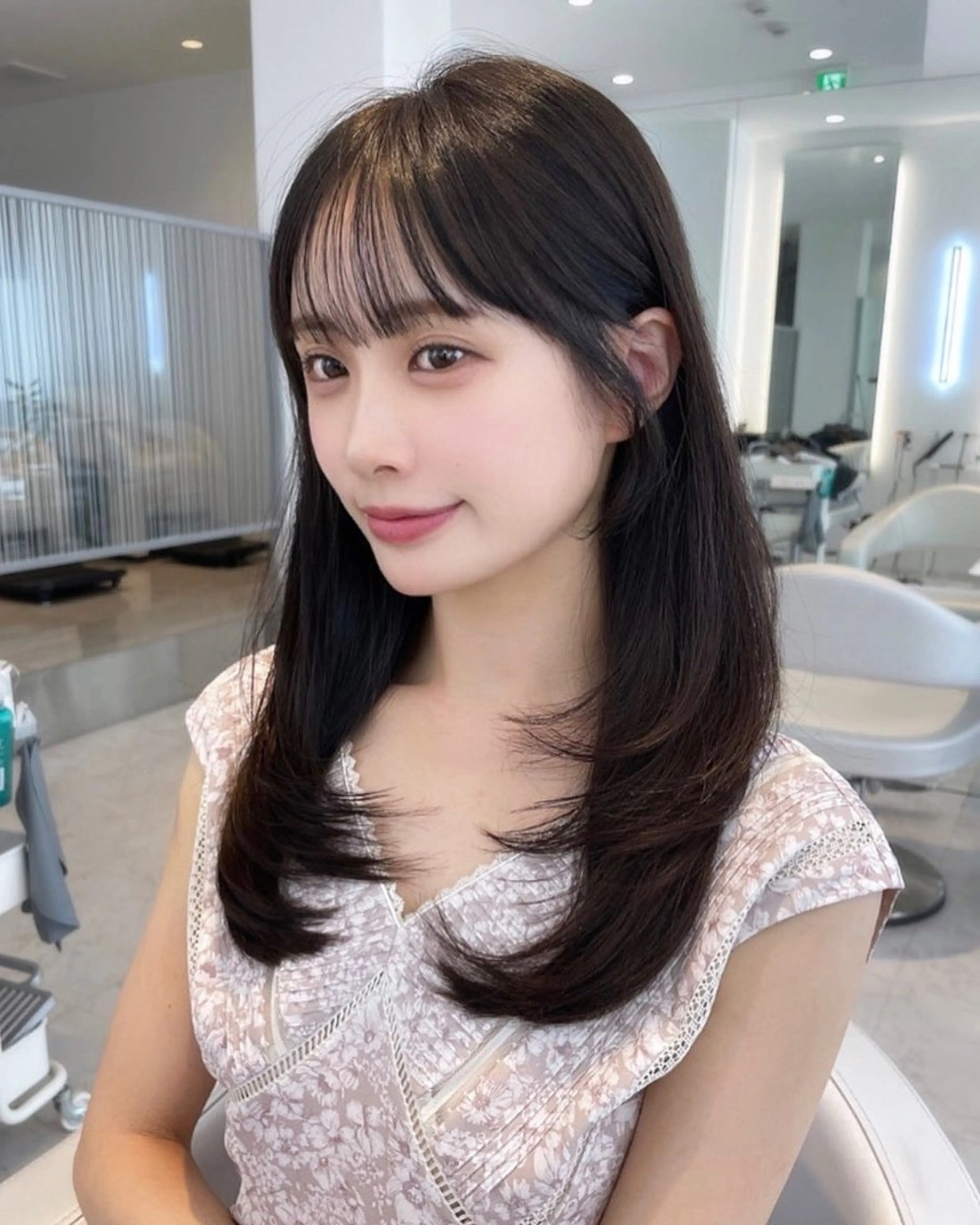 ロング カット ヘアカラー トリートメント ✨上品可愛い 垢抜けカラー/後藤✨のヘアスタイル