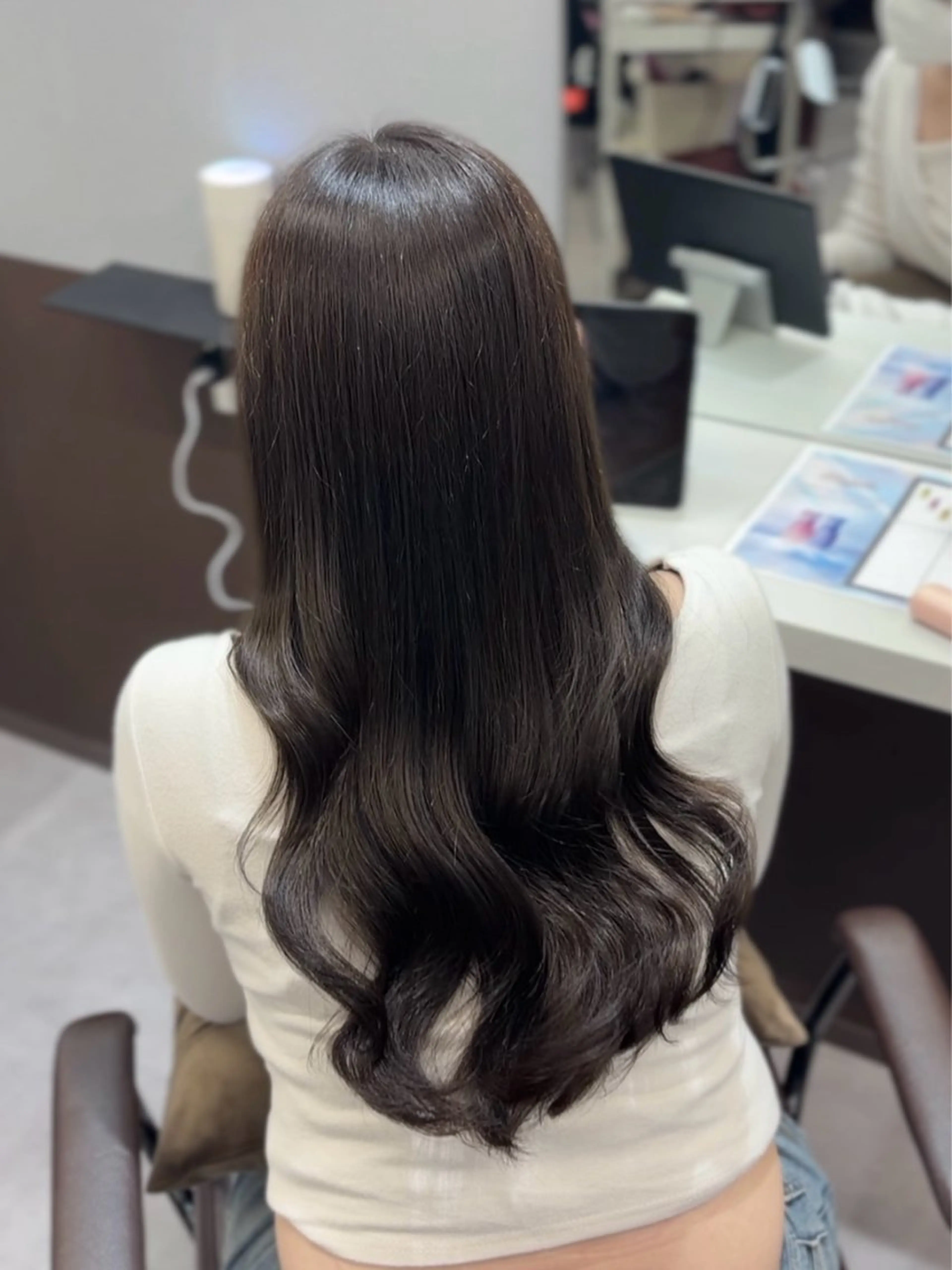 ロング ヘアカラー 梅田/髪質改善特化/ 艶カラー🫧さくらこのヘアスタイル