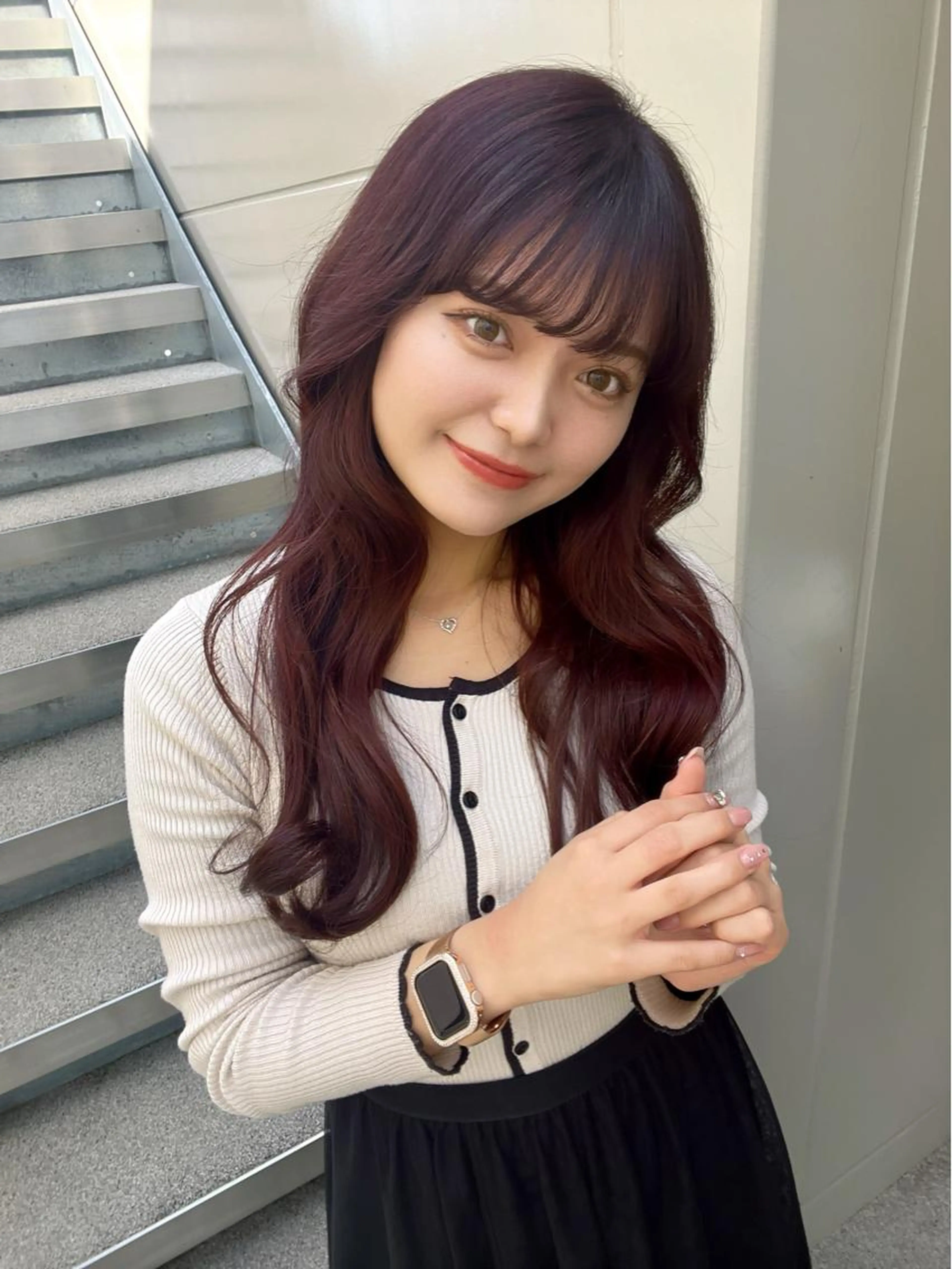 💕メンテナンスカット＋うる艶カラー＋髪質改善トリートメント¥8500の写真