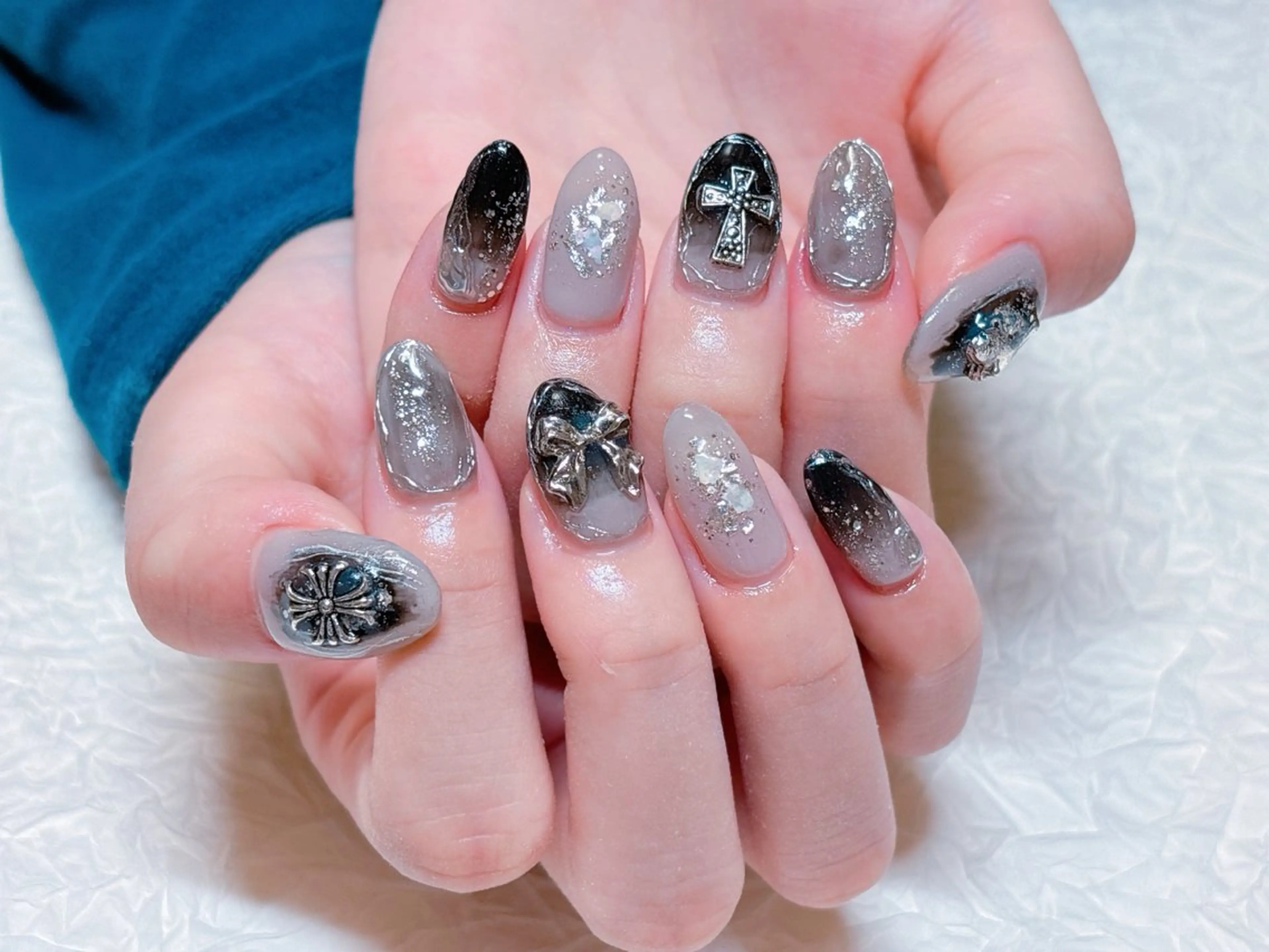 パーマ ニュアンスパーマ ハンドネイル ハンドケア ゆ か_Nails💫のネイルデザイン