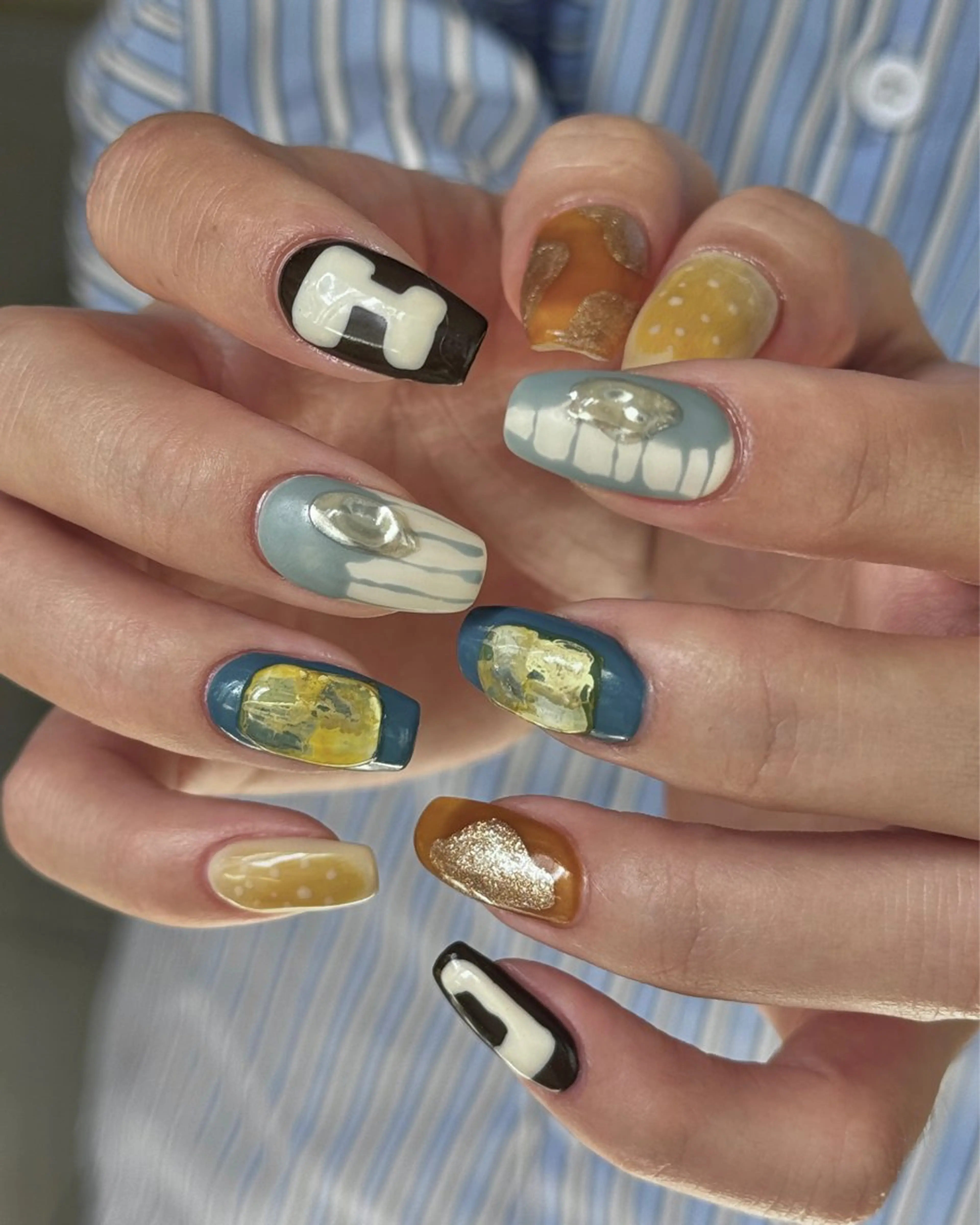 ネイル ハンドネイル 深田 美雪のネイルデザイン