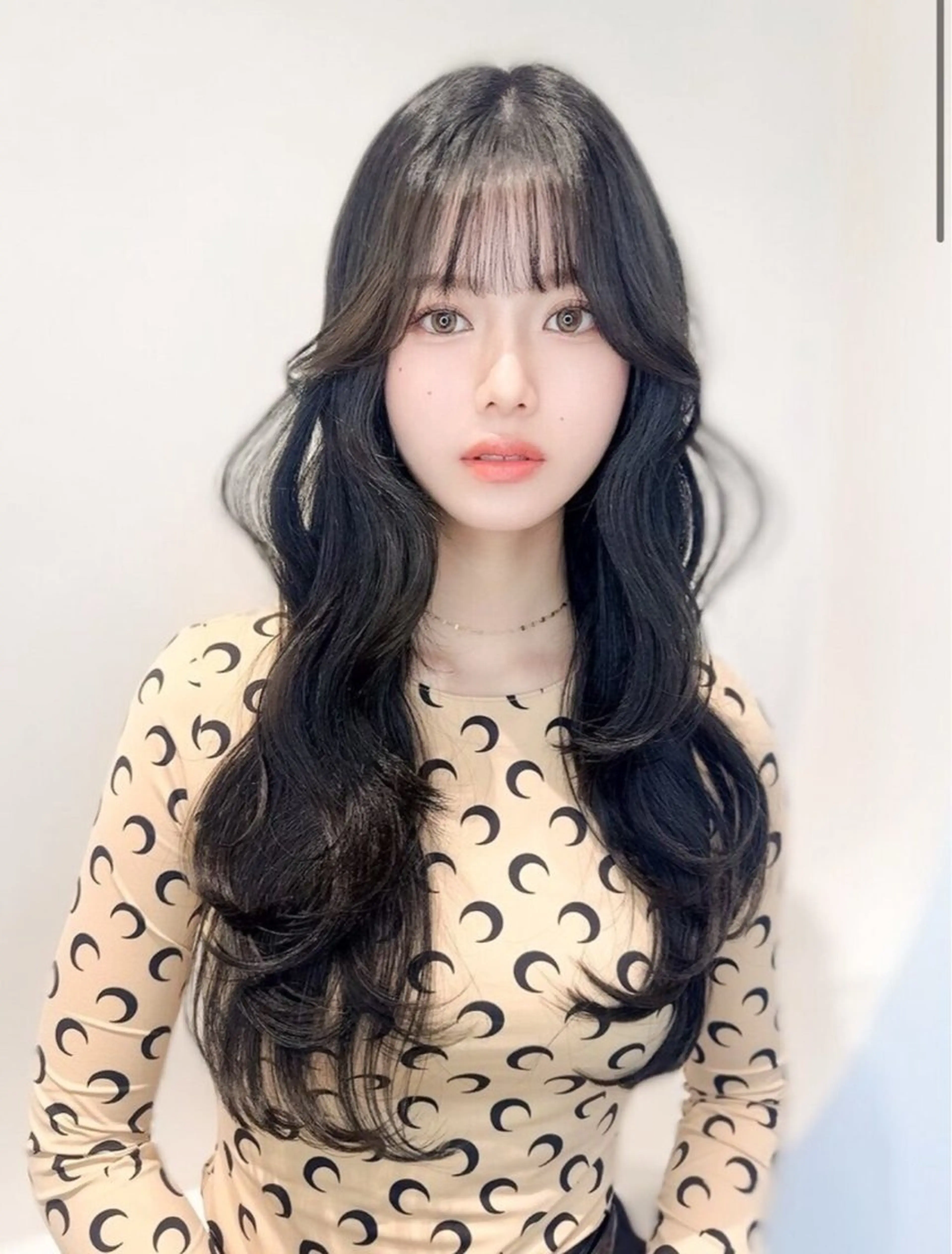 ロング カラー カット ヘアカラー トリートメント 髙木 由支奈のヘアスタイル