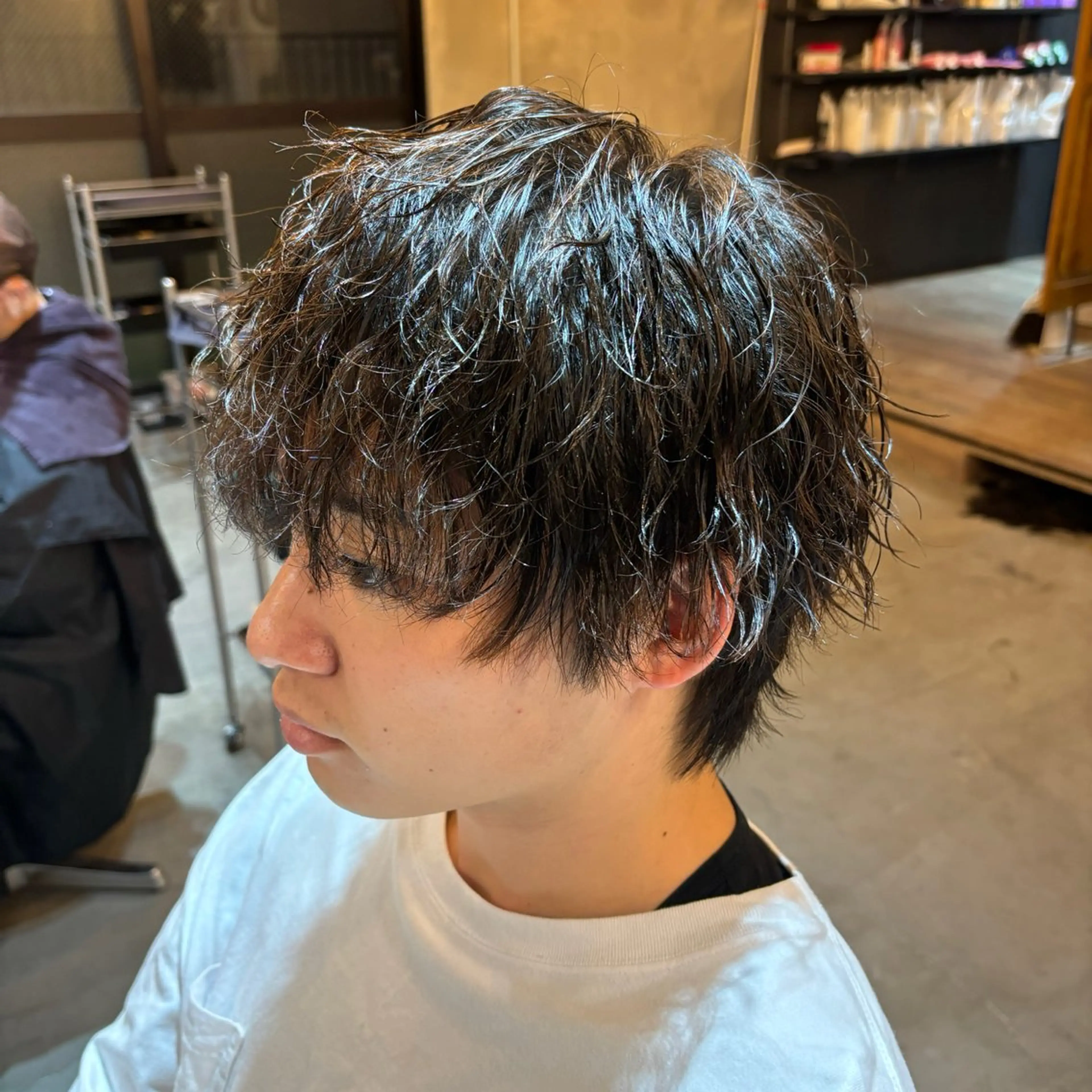 ミディアム 👑曲がる縮毛矯正 /パーマ👑ショウのヘアスタイル