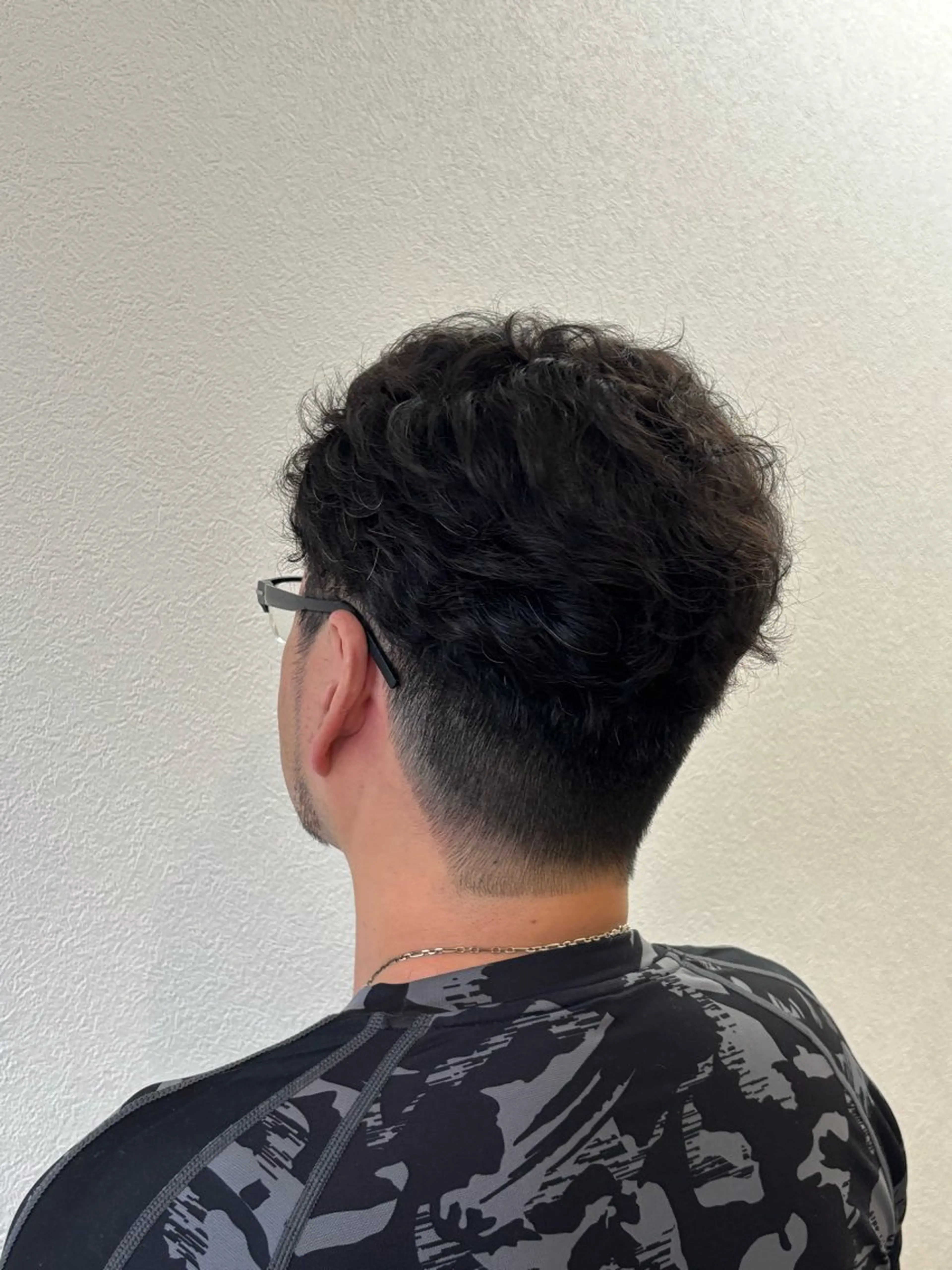 パーマ メンズ ざおや ゆなのヘアスタイル