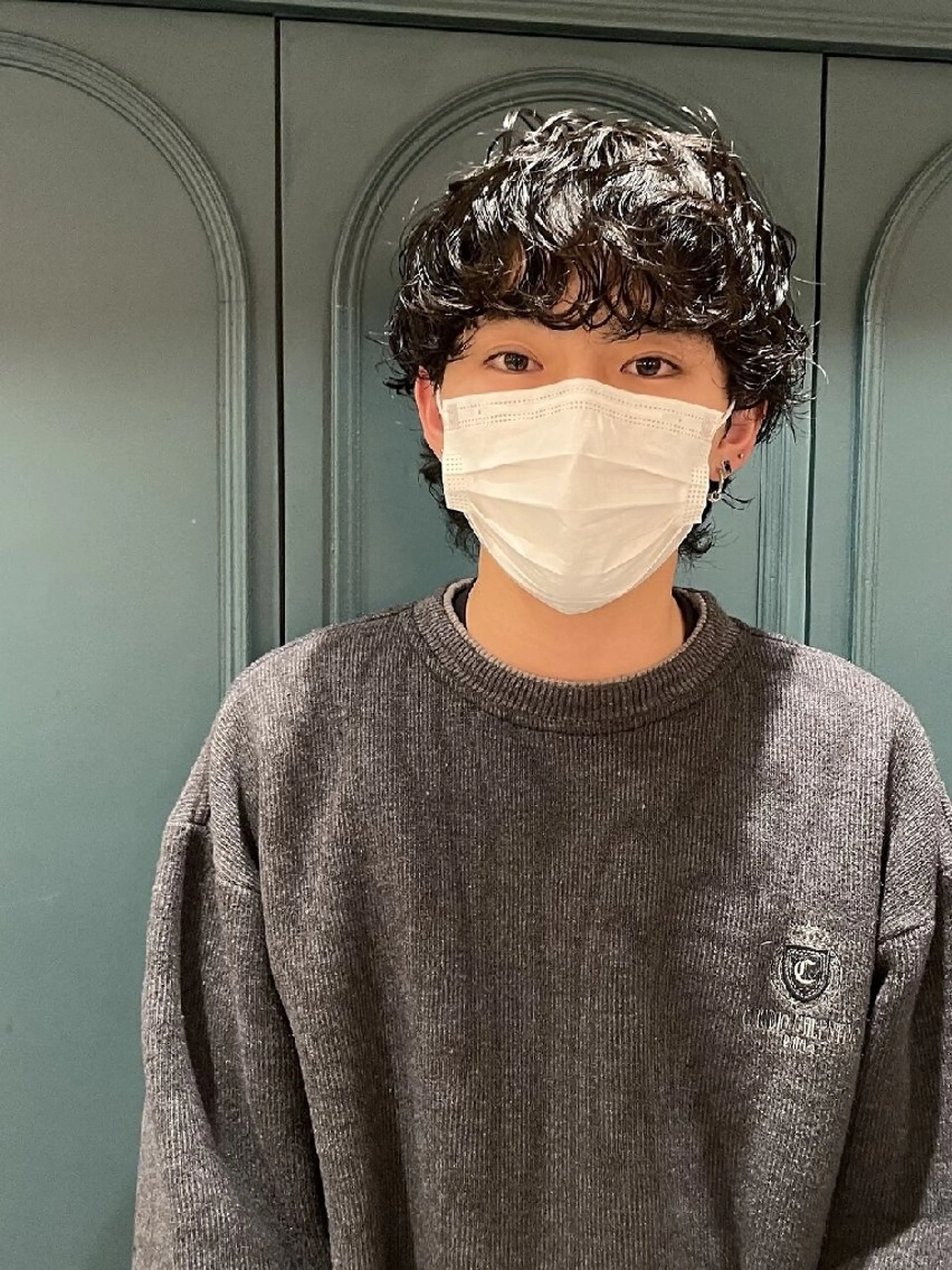 メンズ パーマ カット 【メンズカット/パー マ👦】momo🌷のヘアスタイル