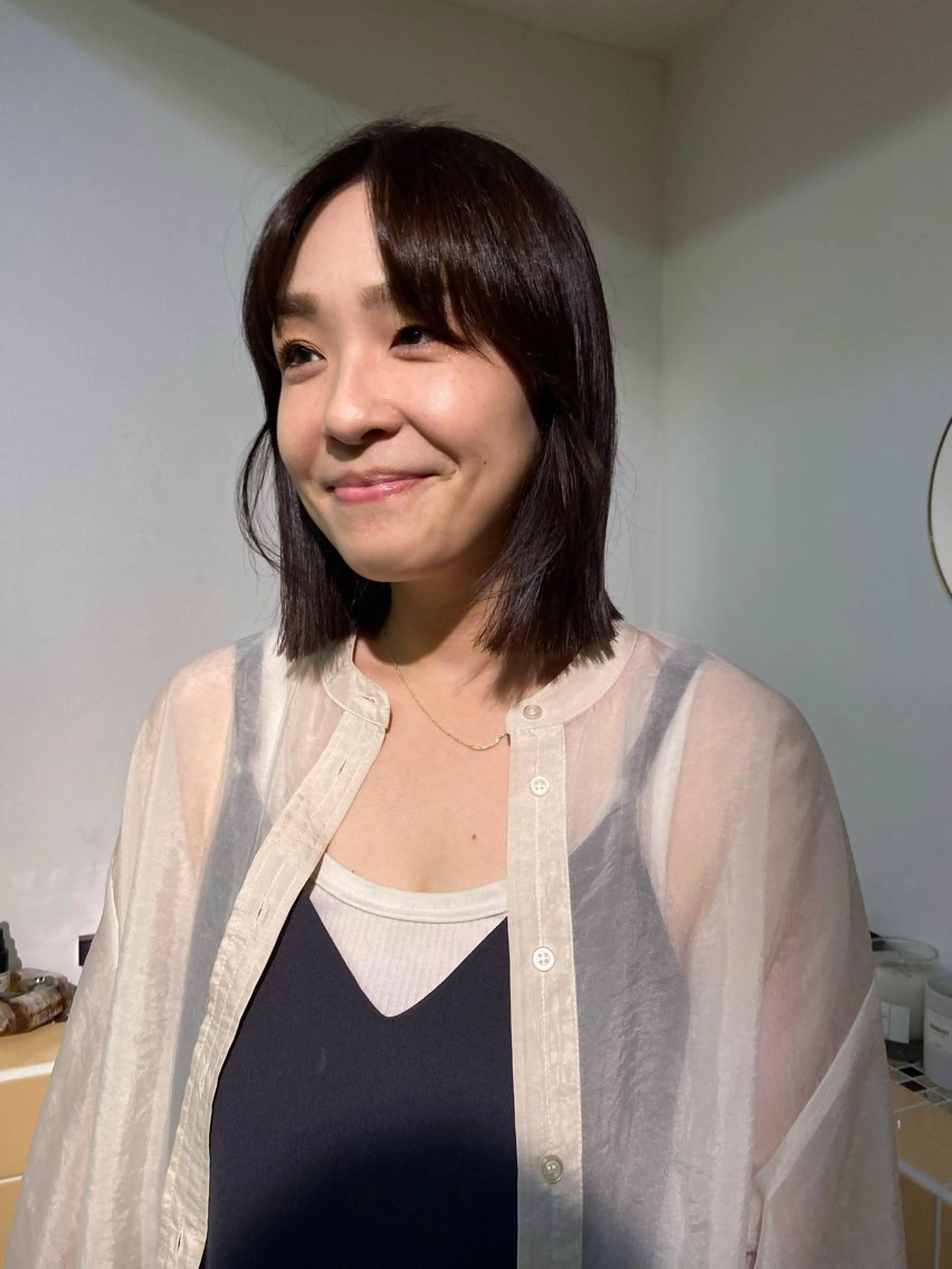 ミディアム カット iroha/ n.w.h🎀のヘアスタイル