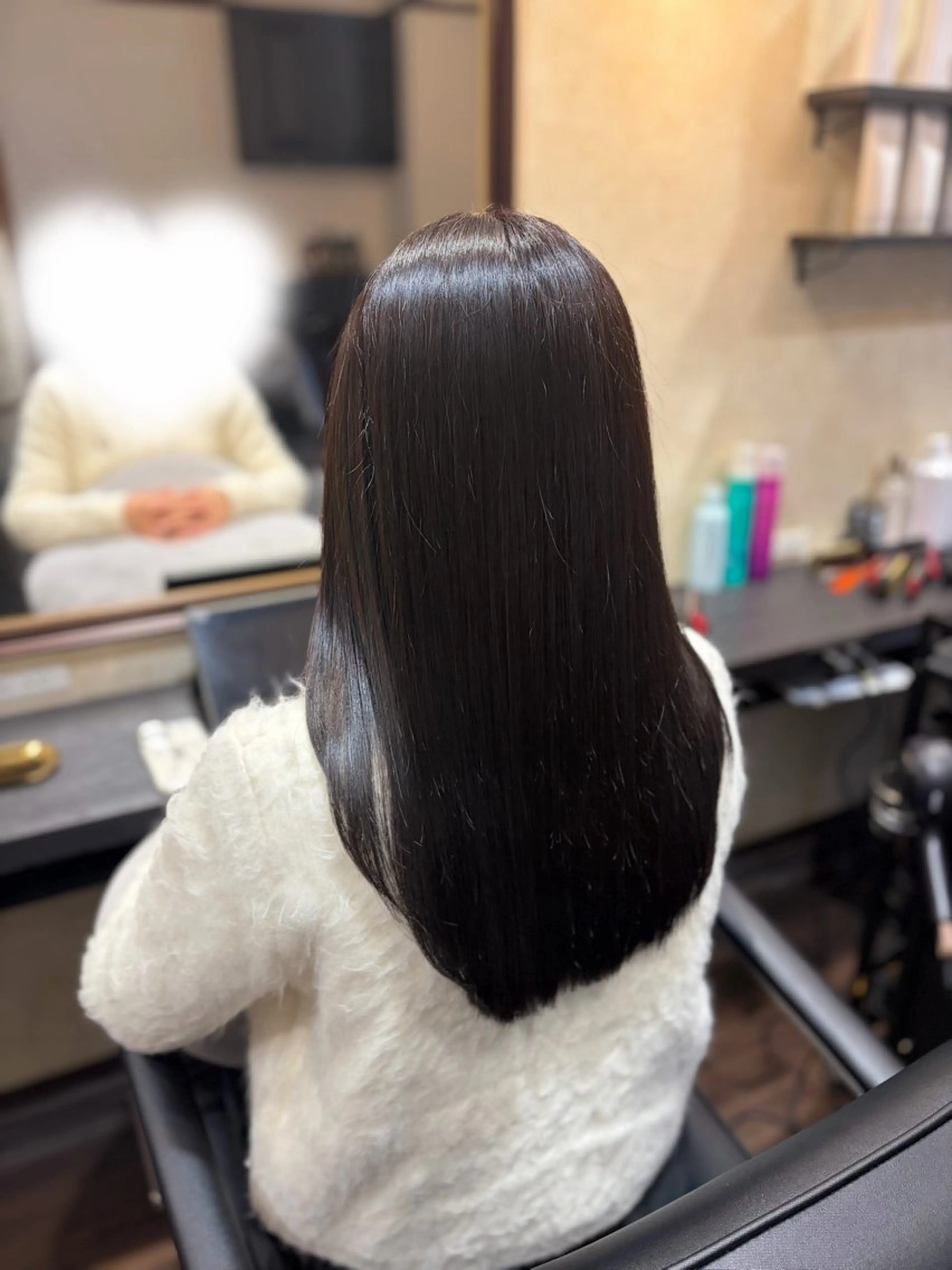 【🍒Risa限定クーポン💓】高発色カラー+ウルトワ髪質改善トリートメント+ヘッドスパの写真