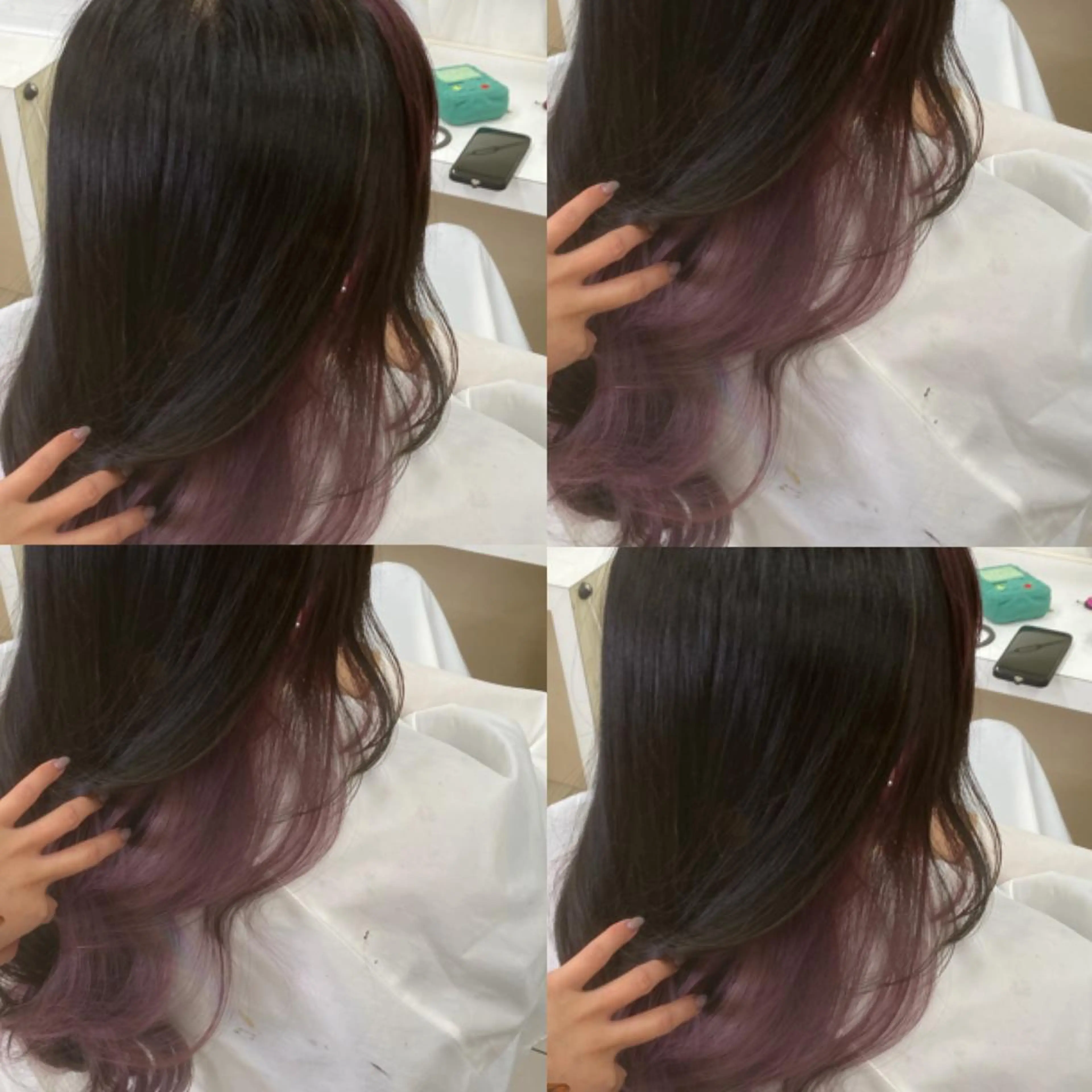 ロング カラー ヘアカラー トリートメント シールエクステ特化 ハイトーン、NANAのヘアスタイル