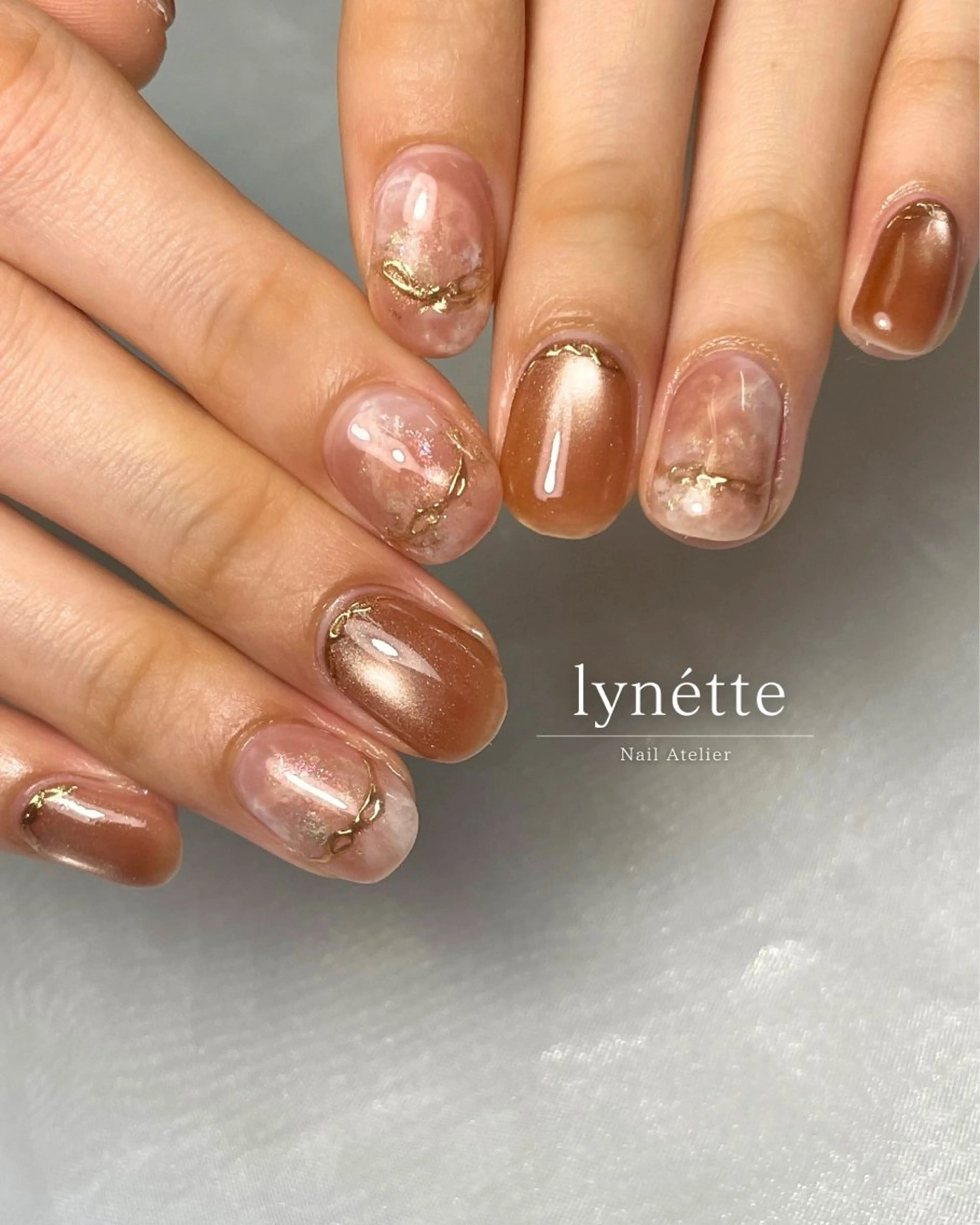 ネイル ニュアンスネイル lynétte 那覇ネイルサロンのネイルデザイン