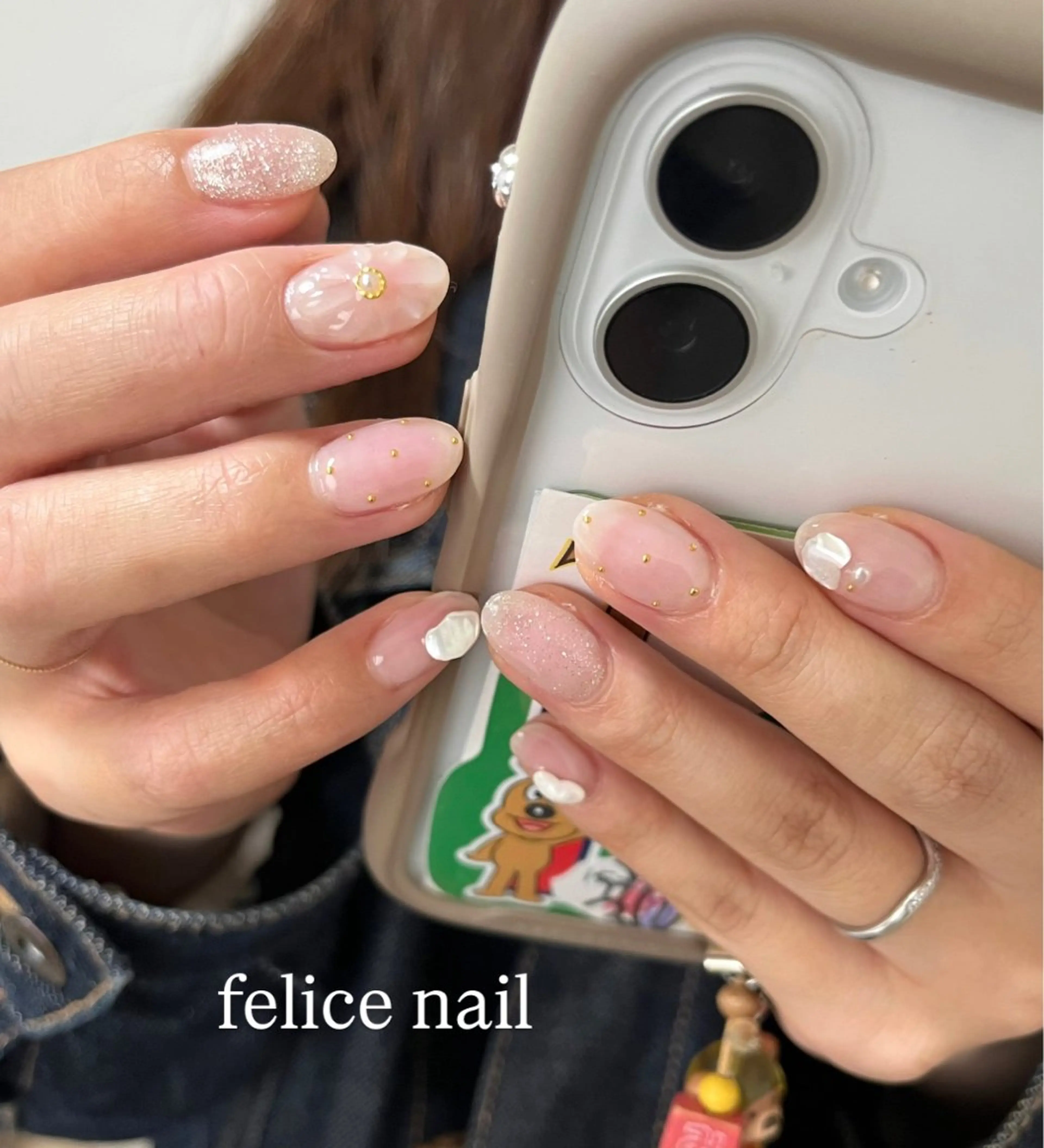 ネイル ブライダルネイル felice nailのネイルデザイン