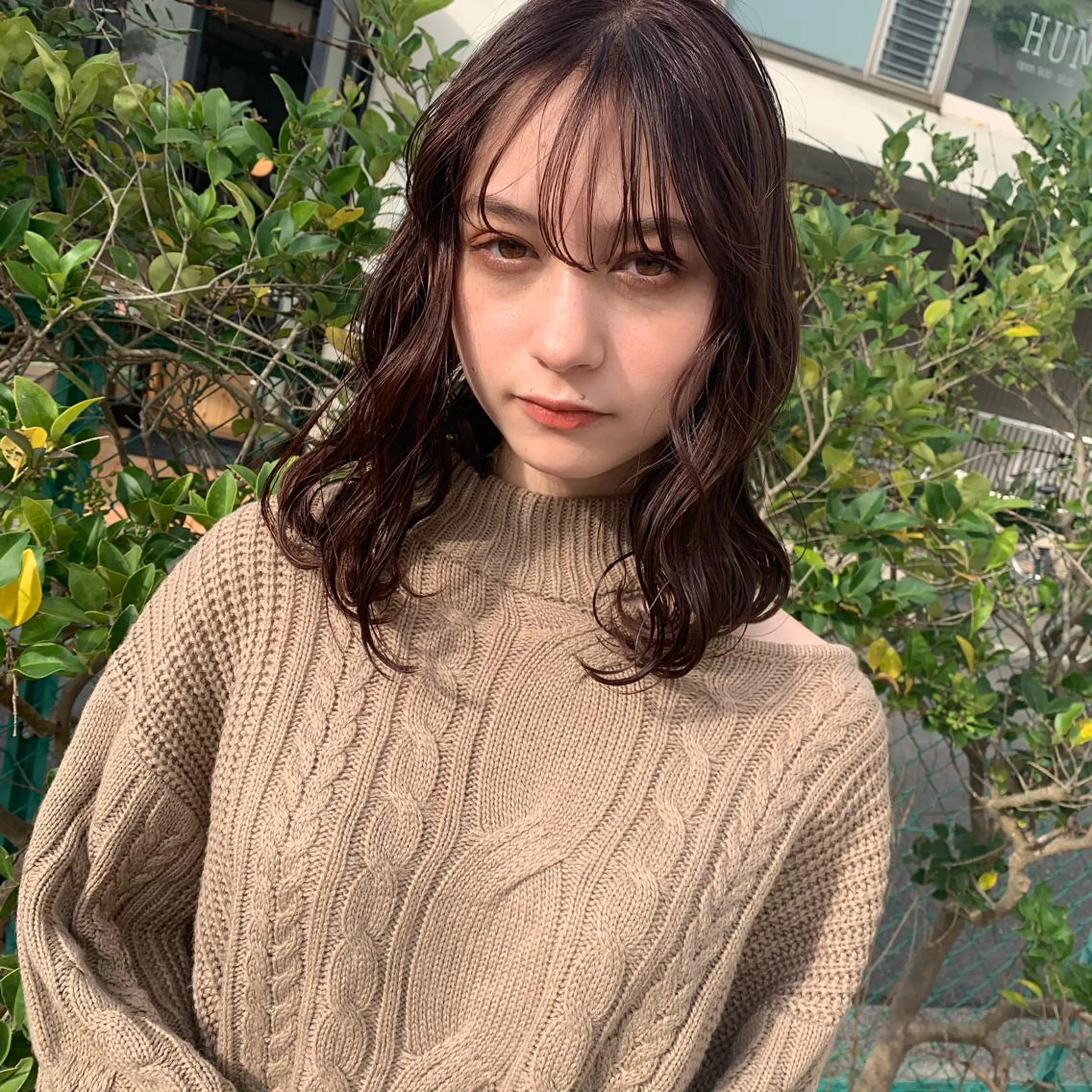 ミディアム カラー ヘアカラー 🧸 サトウサクネ🧸のヘアスタイル