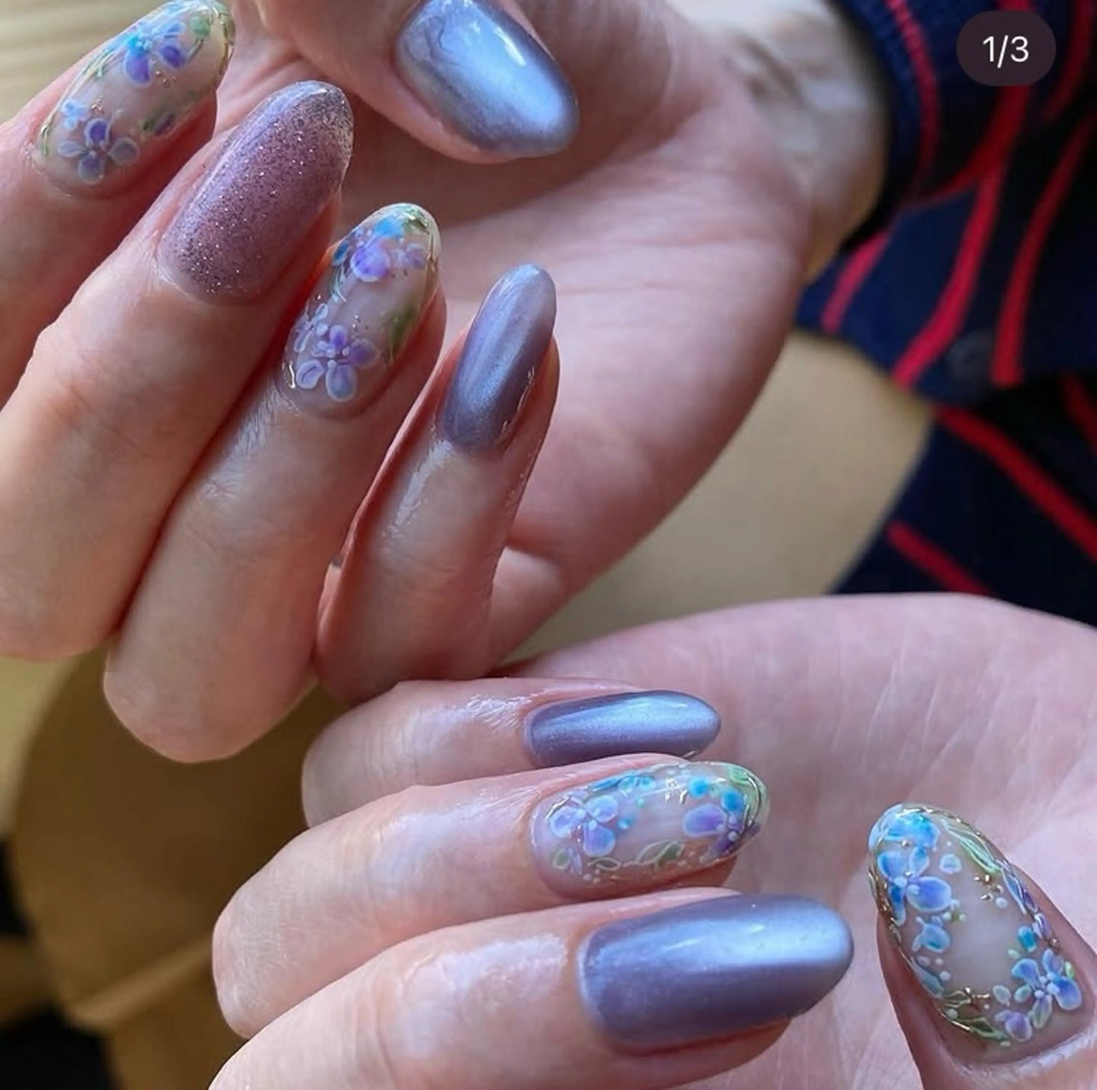 ミディアム ハンドネイル nail  salon Kojima所属・古島 里彩のネイルデザイン