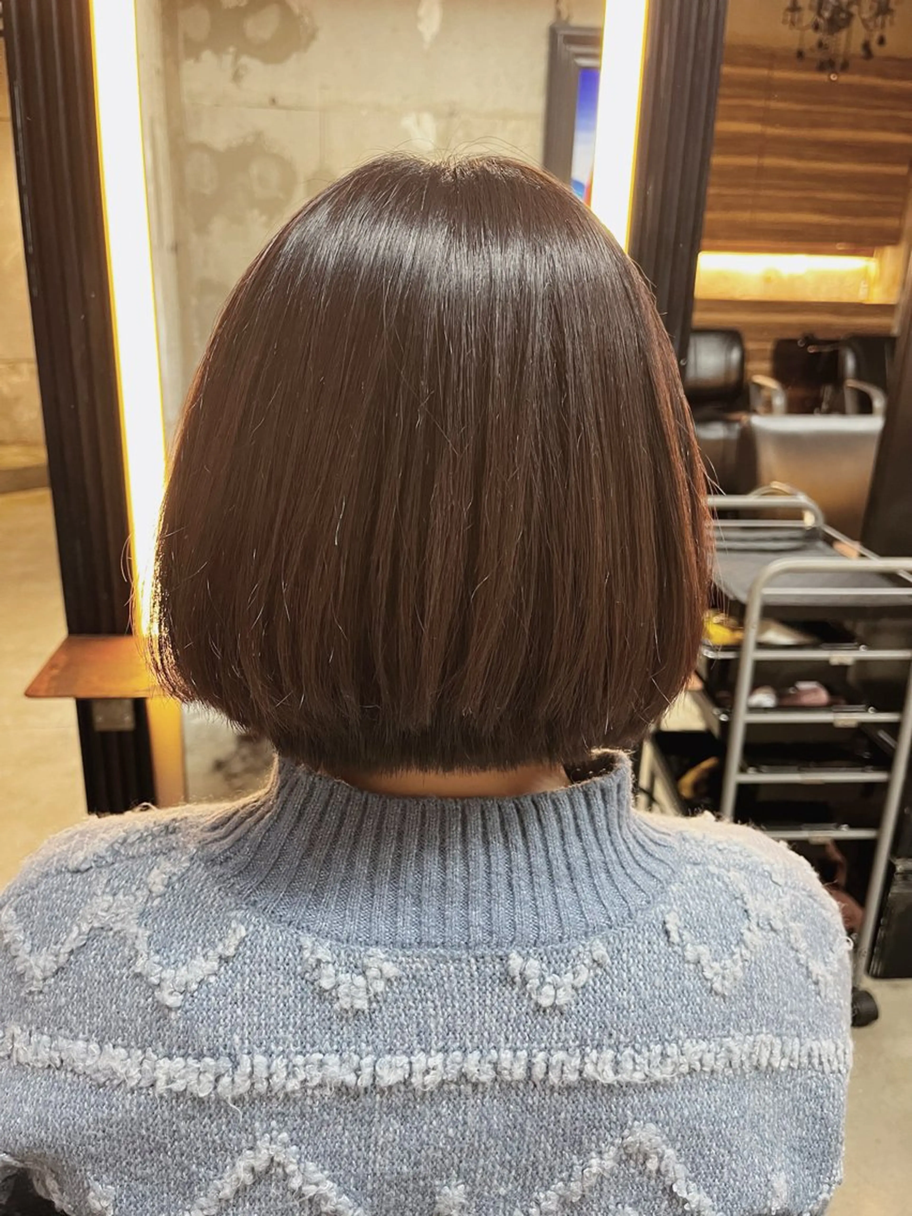 ショート カラー ボブ 高橋 まこのヘアスタイル