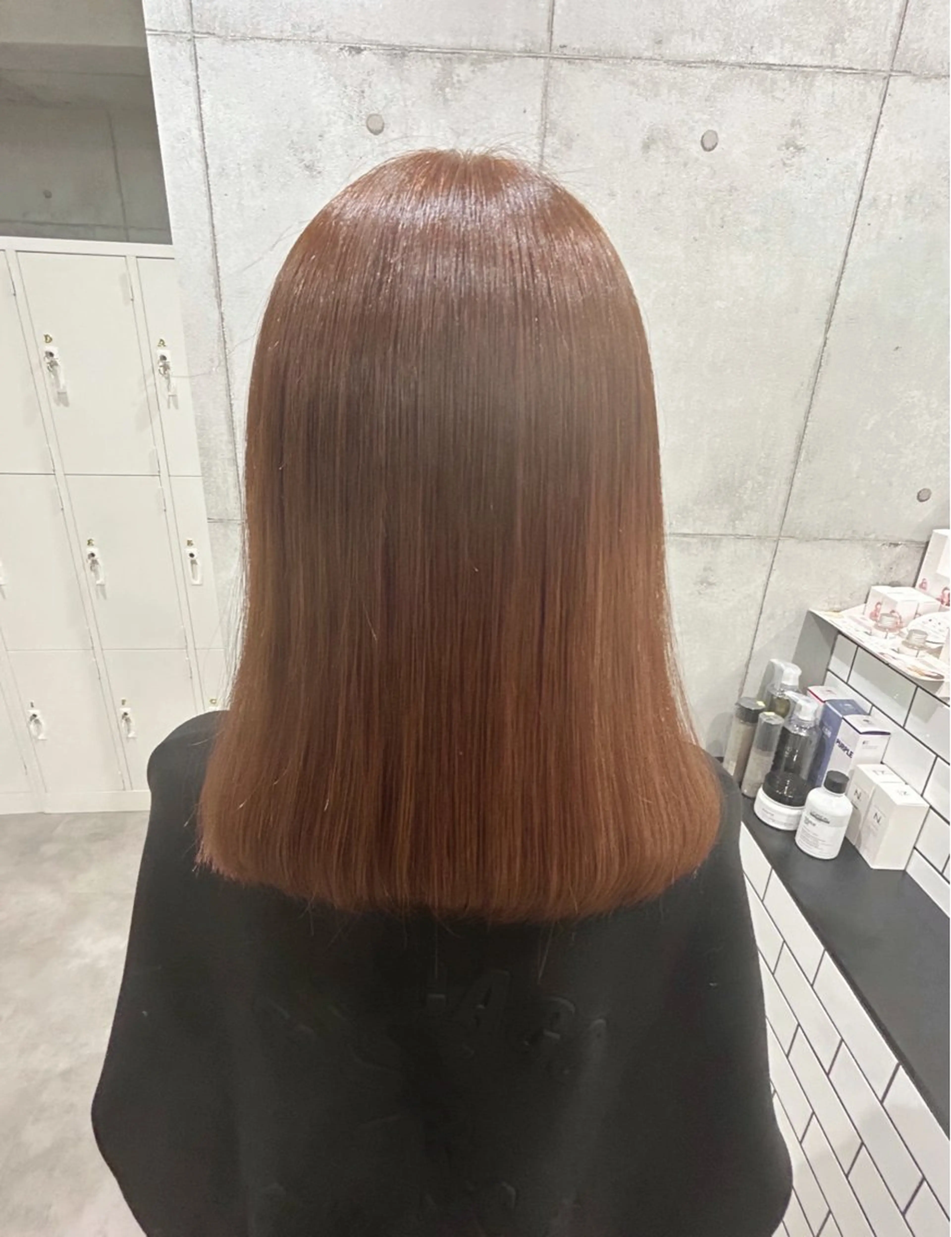 ミディアム カラー ヘアカラー トリートメント ヘッドスパ ヘアセット 🌈艶髪人気№１🌈 newi池袋店⭐江口のヘアスタイル