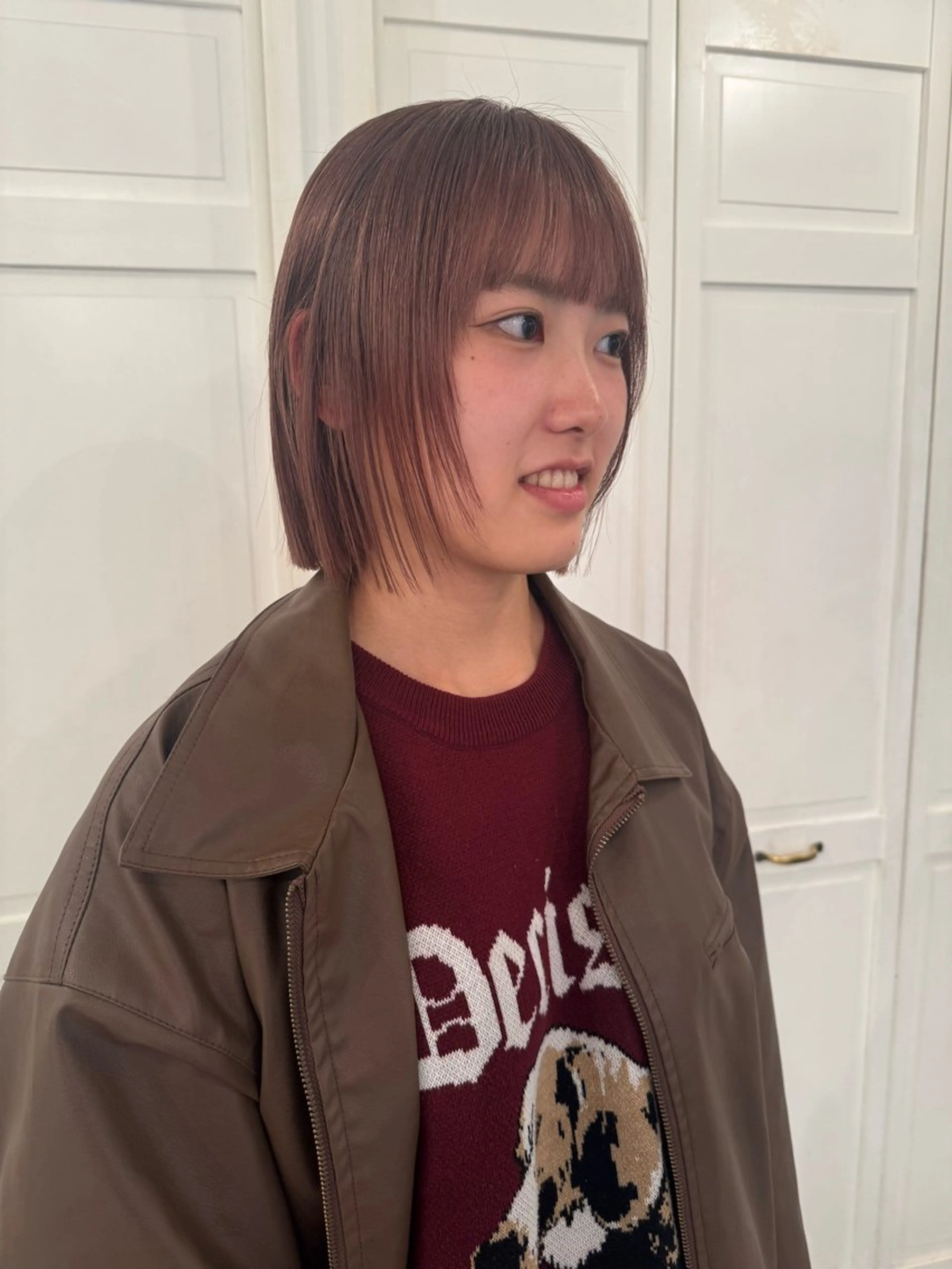 カラー カット ヘアカラー ブリーチカラー🎀 韓国風/寺門美優のヘアスタイル