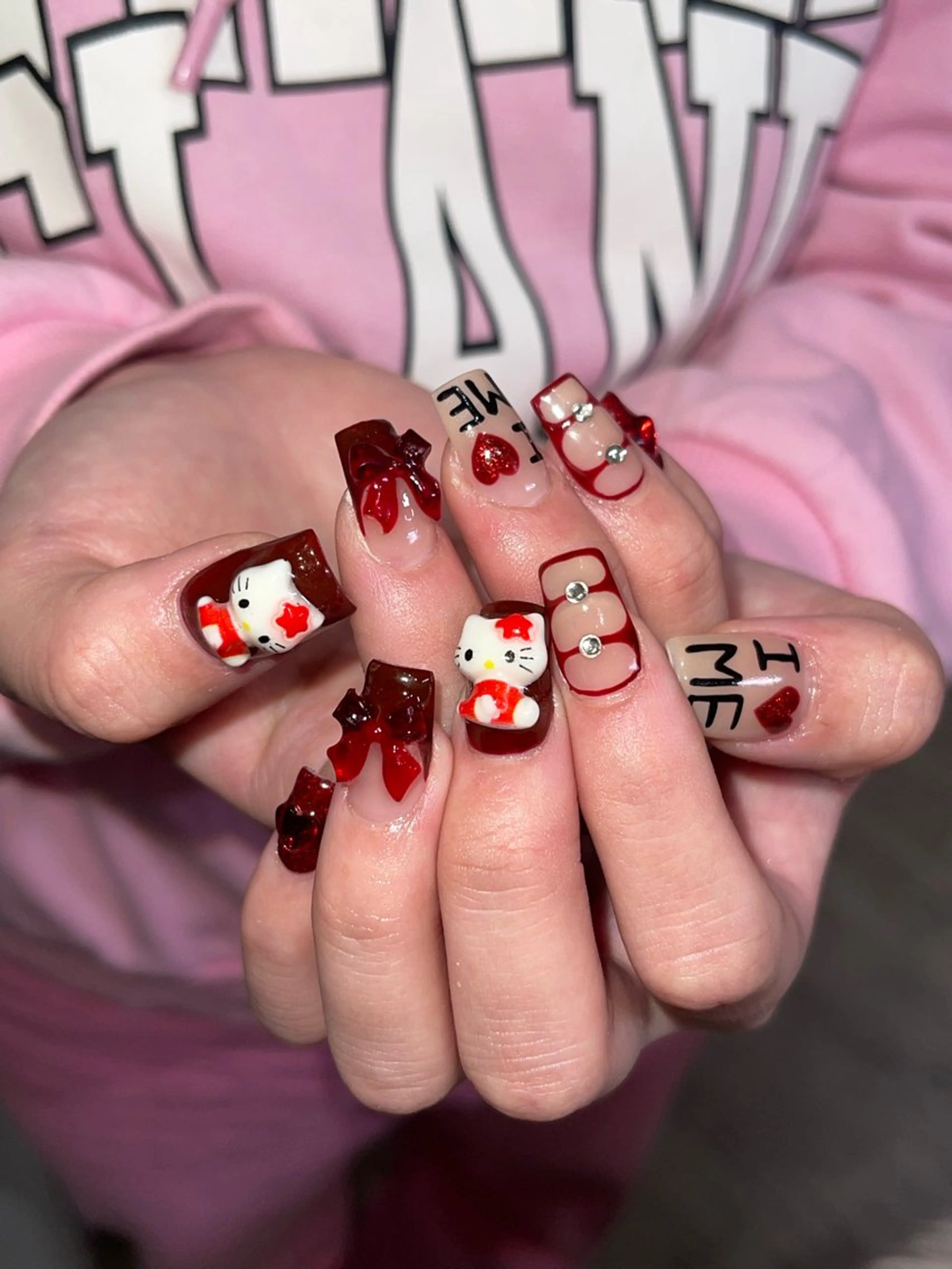 ネイル 8113 海外/y2k/韓国のネイルデザイン