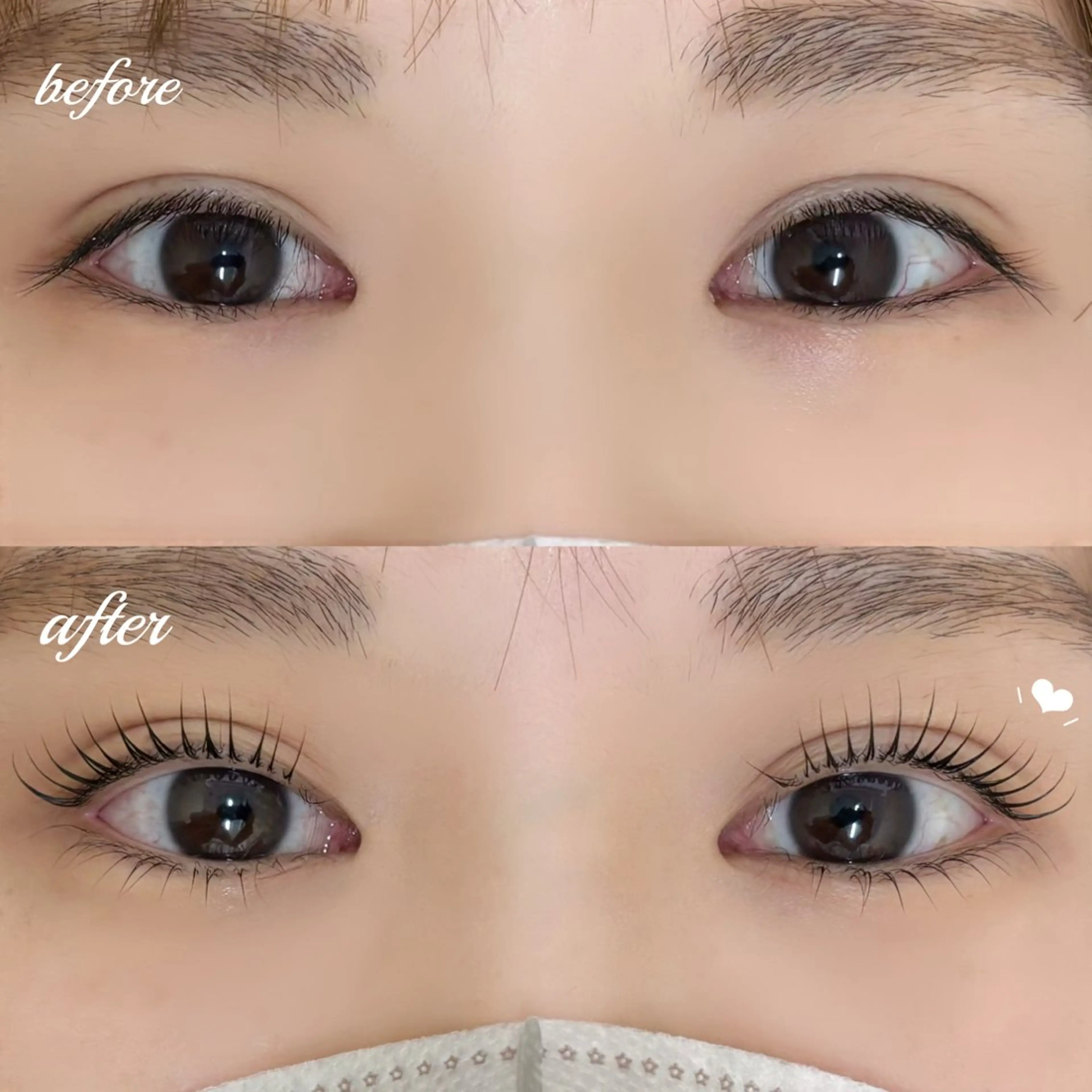 マツエク・マツパ 下まつげエクステ 一重×まつ毛パーマ W eye candy所属・eyecandy 小泉のマツエク・マツパデザイン