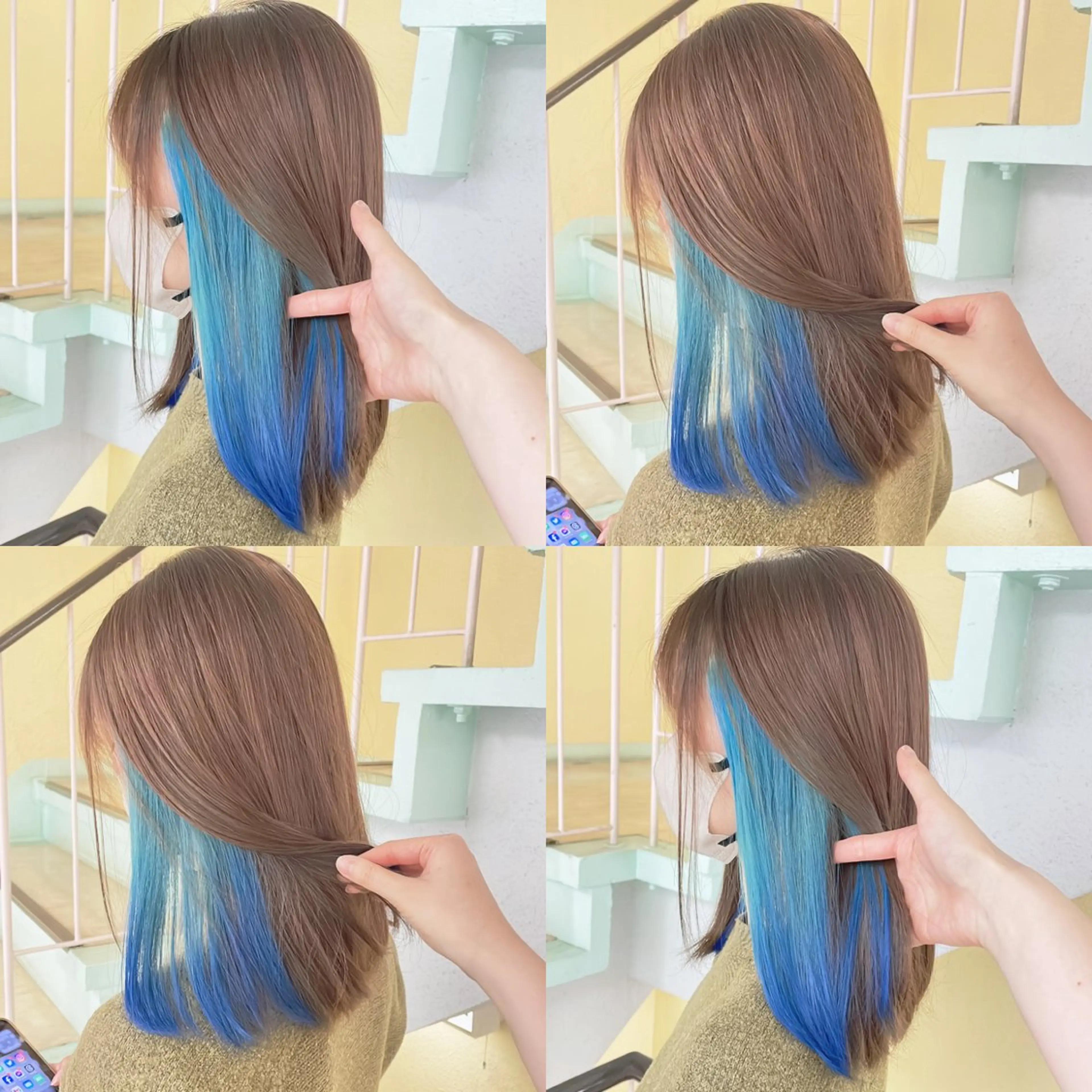 カラー ブリーチ ヘアカラー トリートメント 渋谷:インナーカラー ／🍒エリカ🍒のヘアスタイル