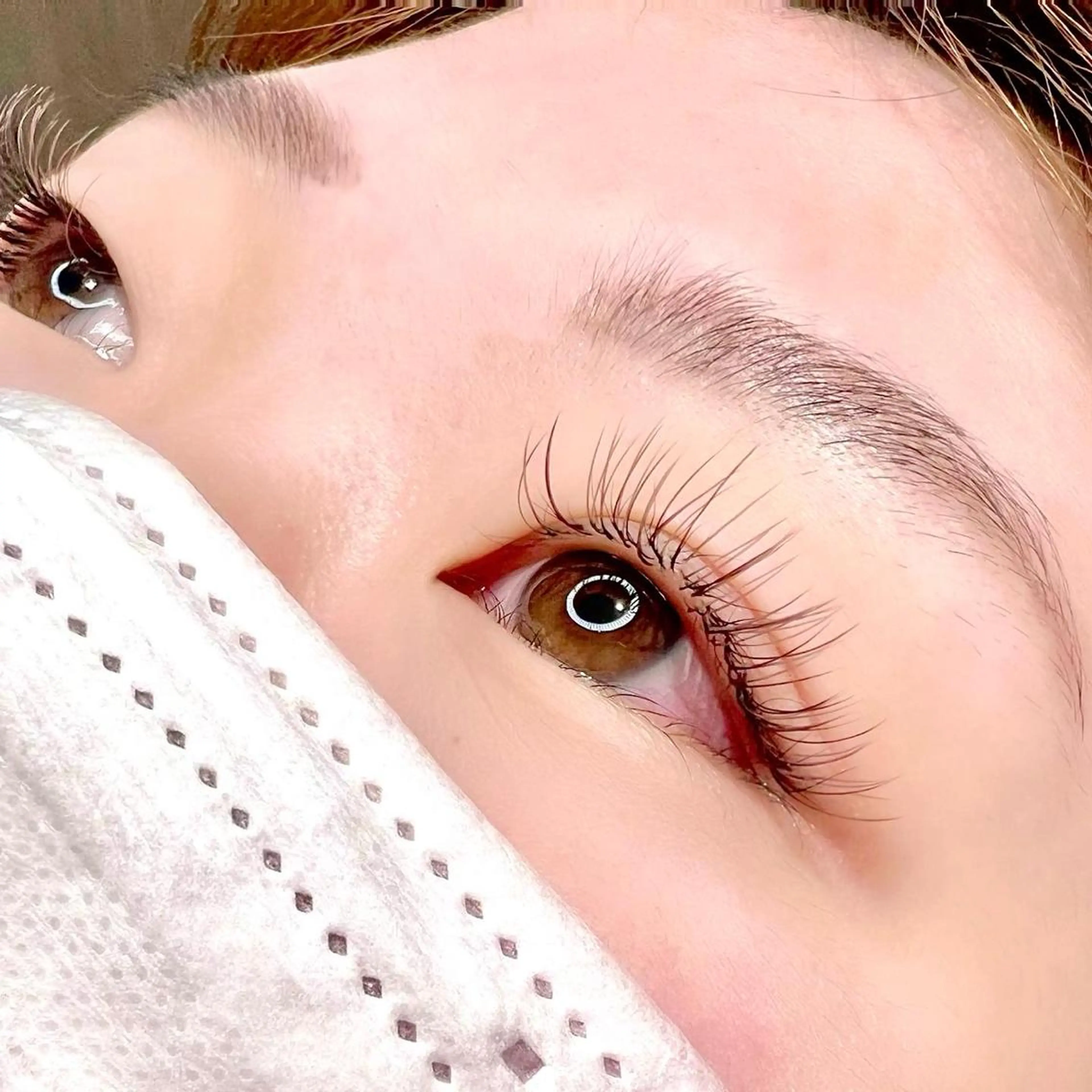 マツエク・マツパ カラーマツエク フラットラッシュ マツエク さとう なつみのマツエク・マツパデザイン