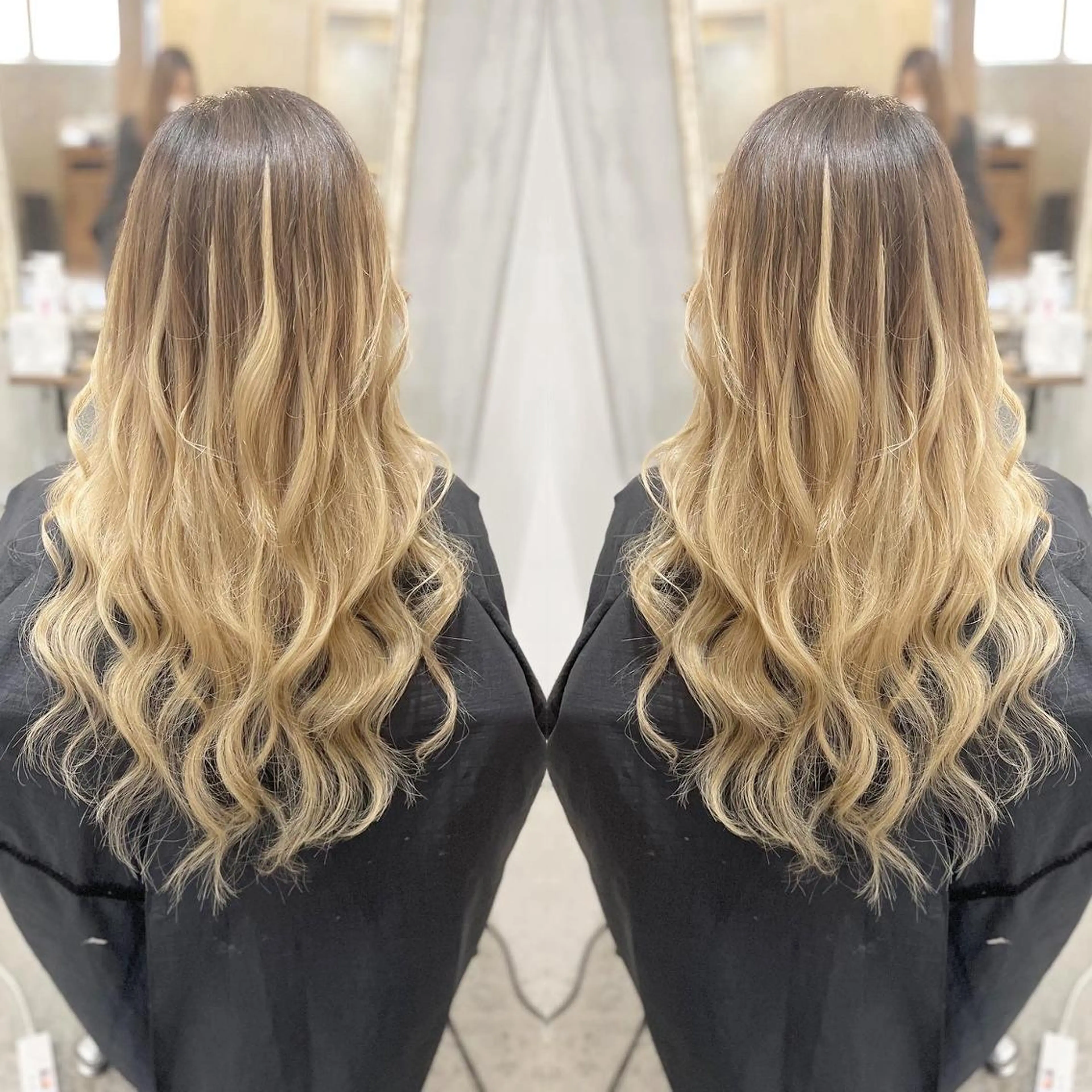 カラー ロング カラー&プルエクステ 大人気！！のヘアスタイル