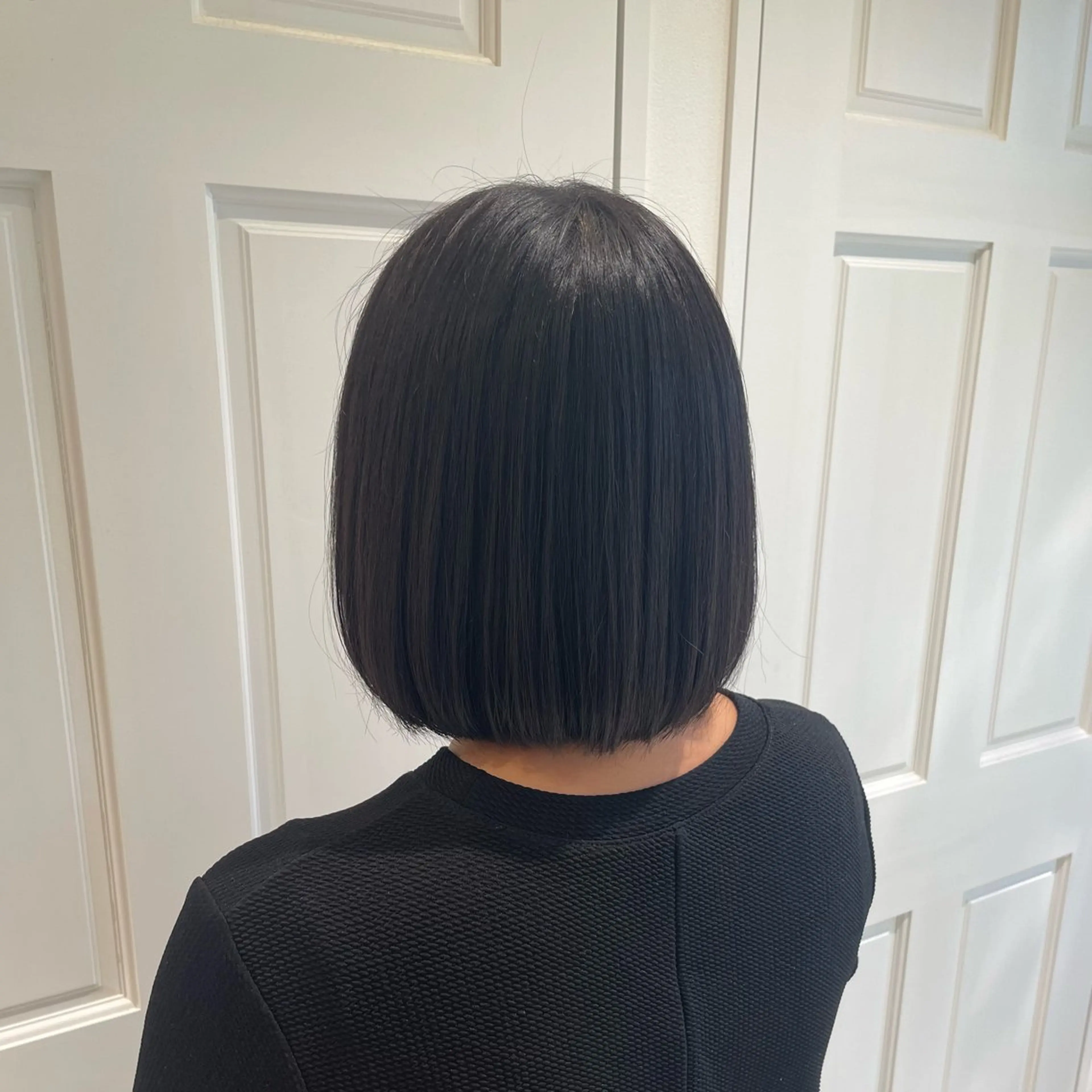 ショート 切りっぱなしボブ ボブ カット ボブ／ブリーチカラー ／ゆづき🌟のヘアスタイル