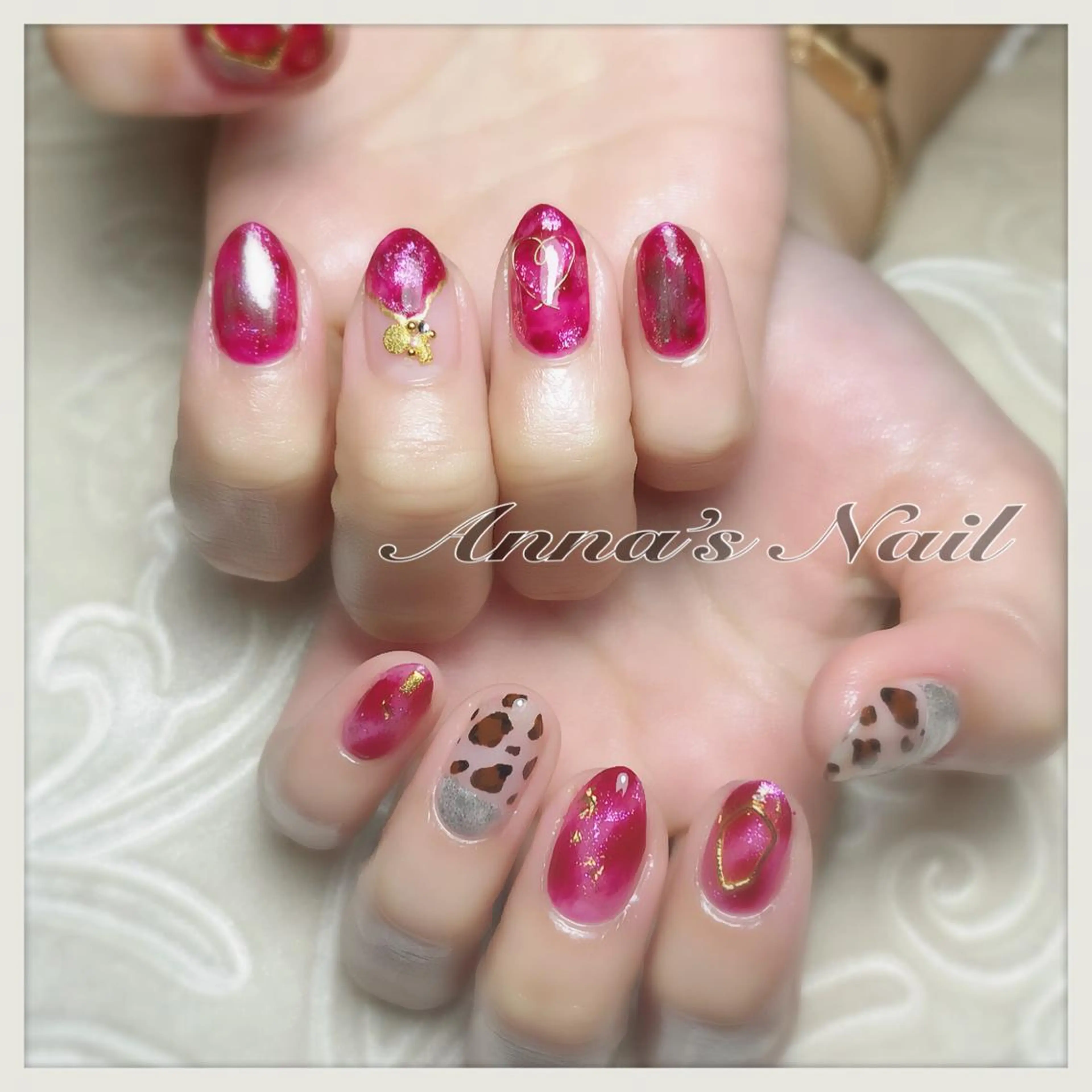 ネイル オーロラネイル キラキラネイル Anna’s Nail所属・清口 杏奈のネイルデザイン