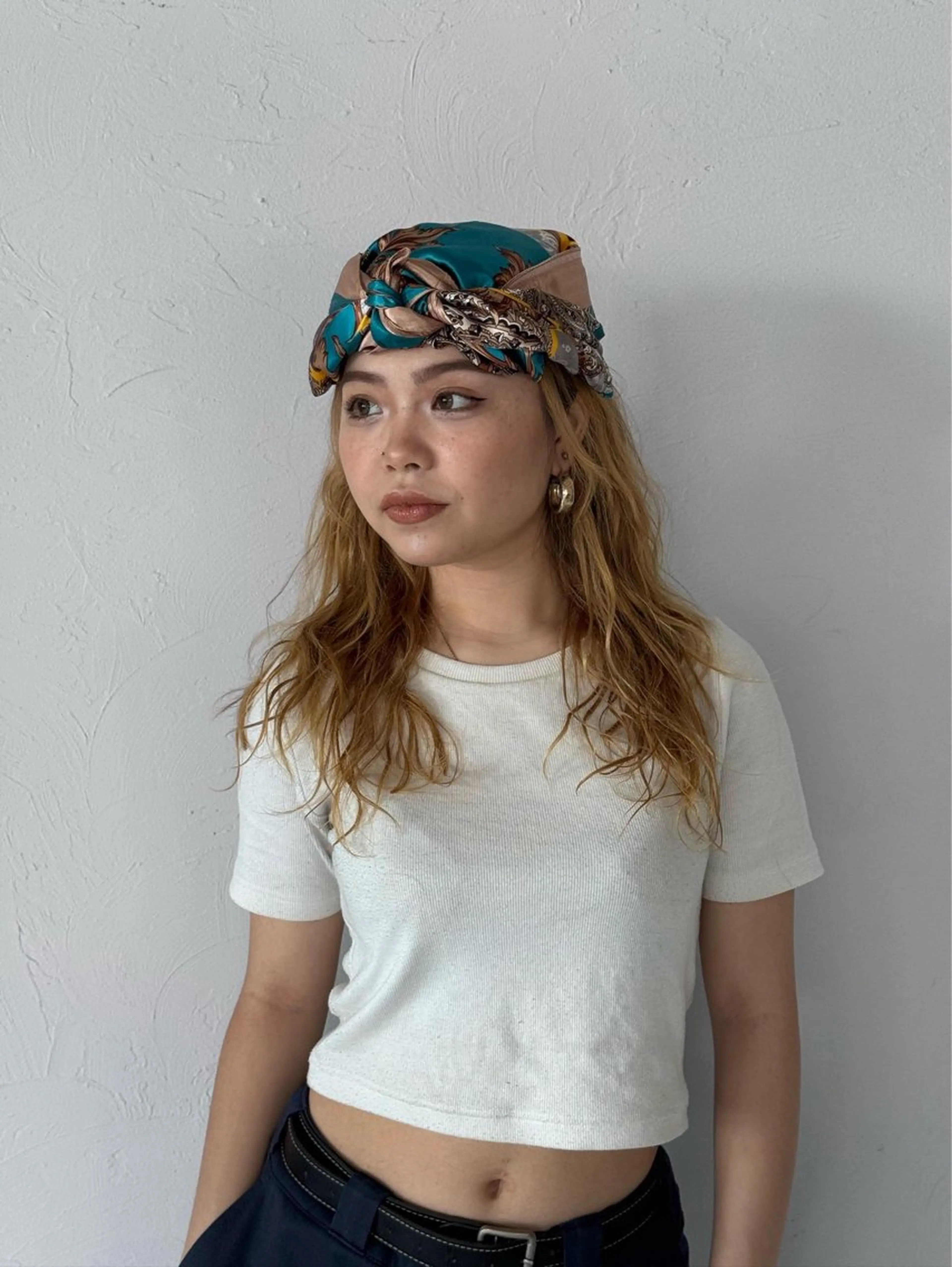 セミロング パーマ カーリーパーマ/ 透明ｶﾗｰ/MIKUのヘアスタイル