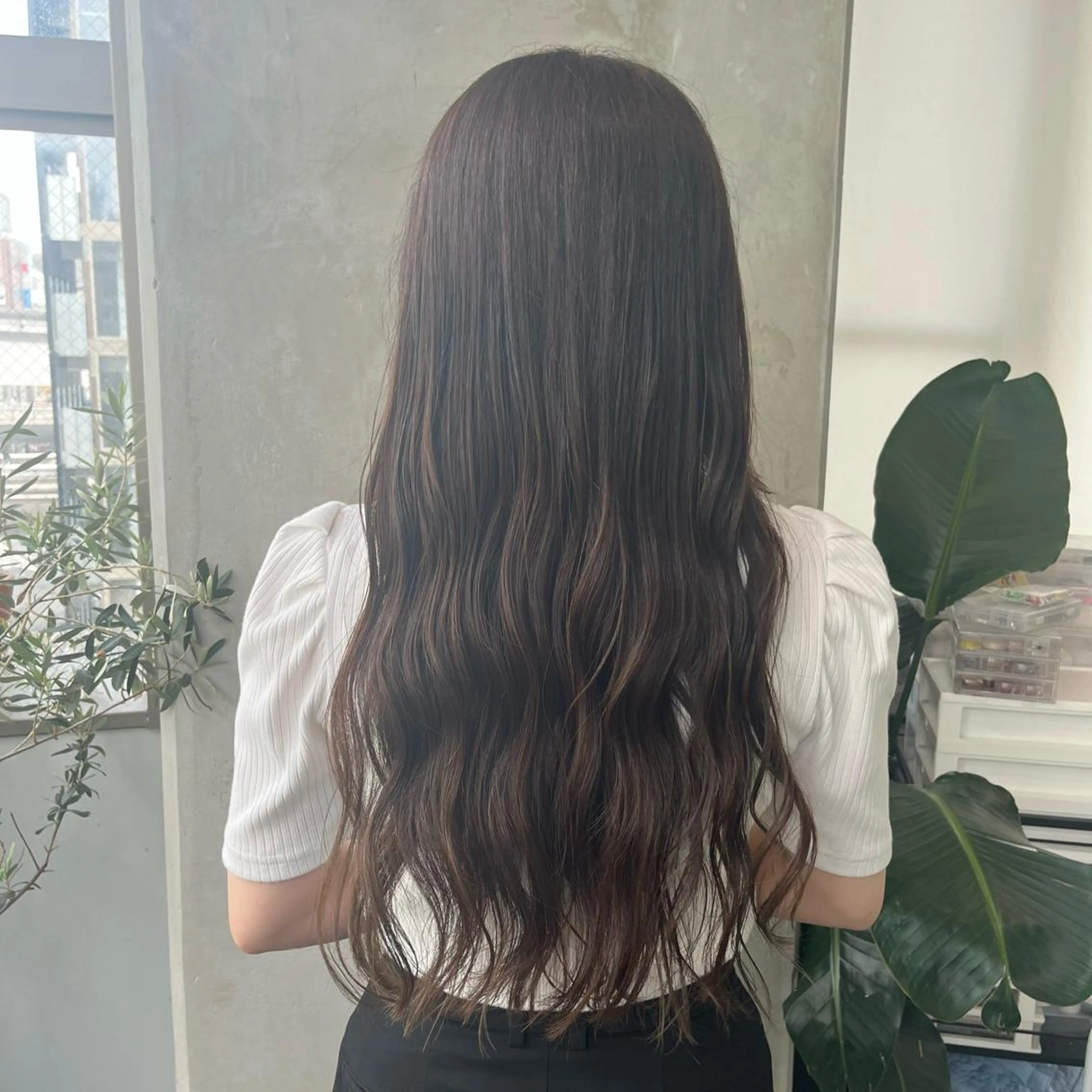 ロング 𝐚𝐨𝐢🩰/ 酸性ストレートのヘアスタイル