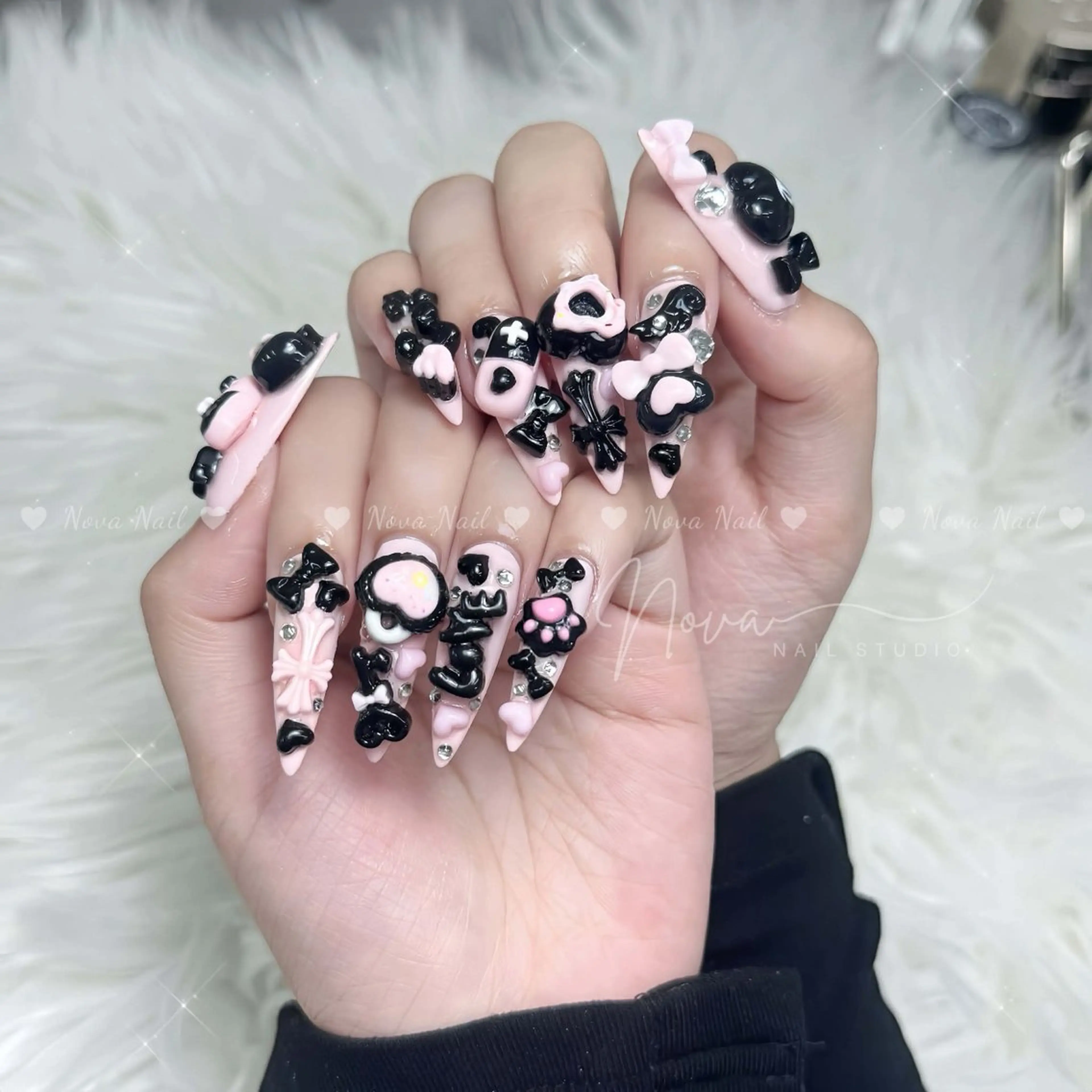 ネイル ハンドネイル ハンドケア Nova Nail Nambaのネイルデザイン