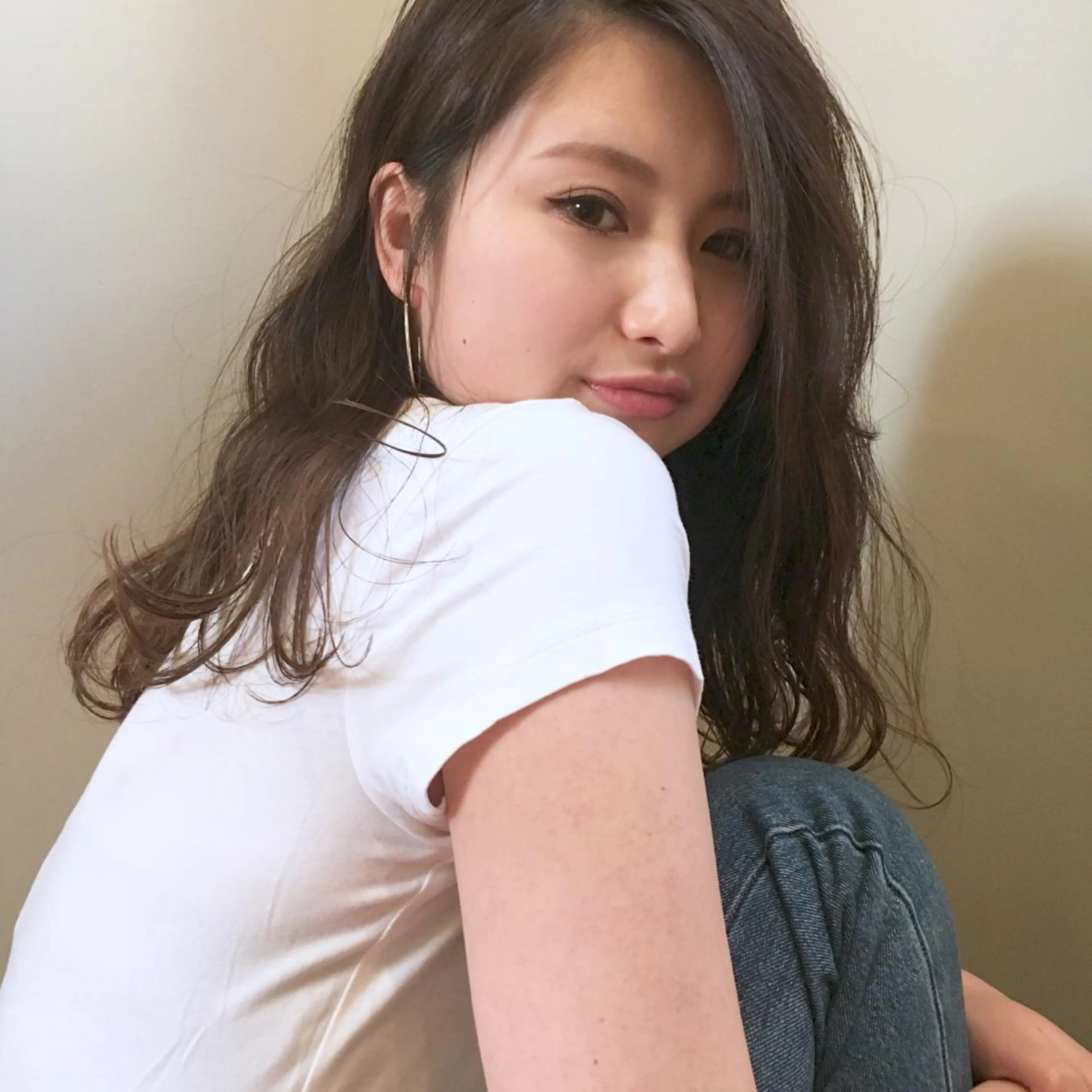 ロング カラー アディクシーカラー トリートメント 上川 美幸のヘアスタイル