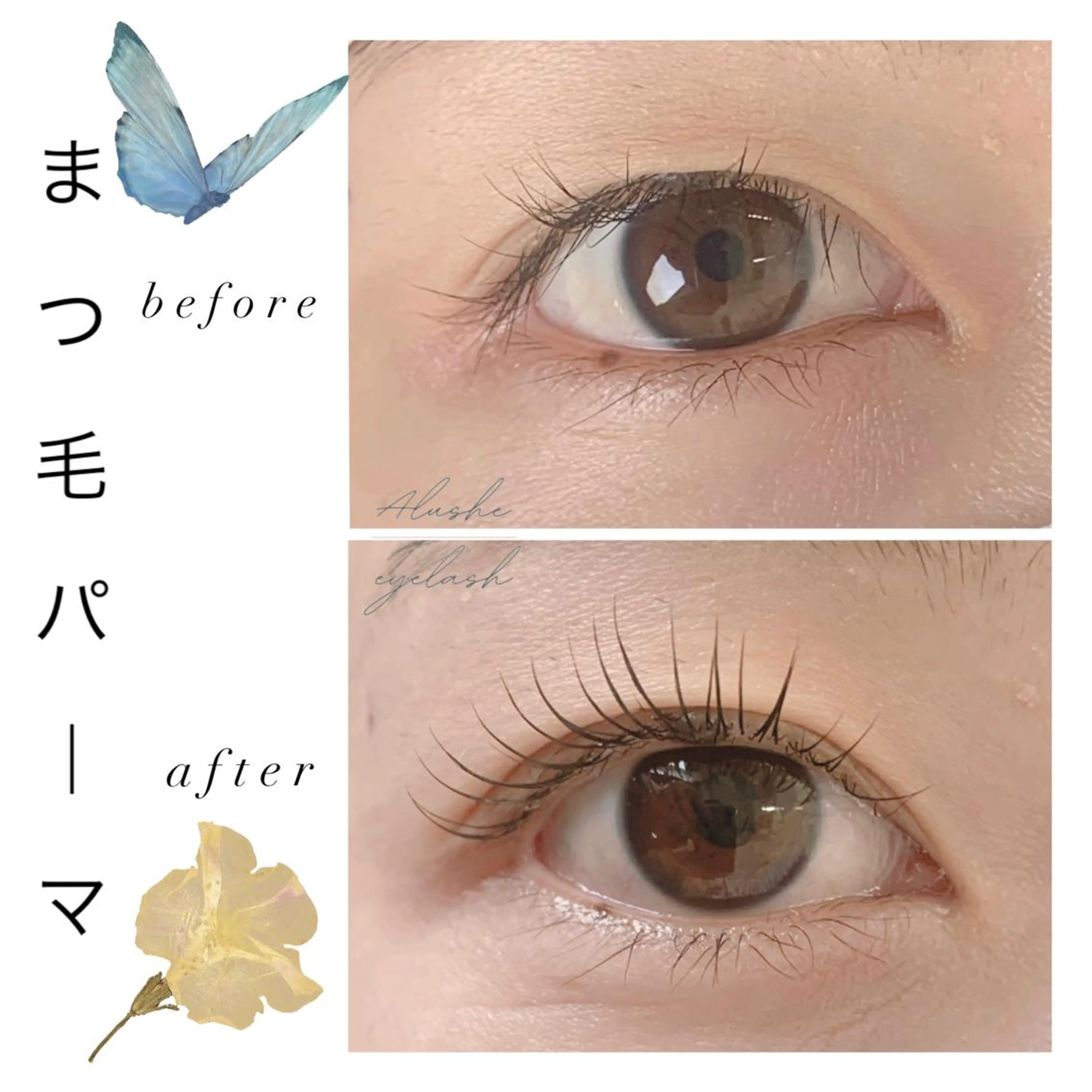 マツエク・マツパ ⁺˚･༓☾アルーシェ みゆり☽༓･˚⁺のマツエク・マツパデザイン