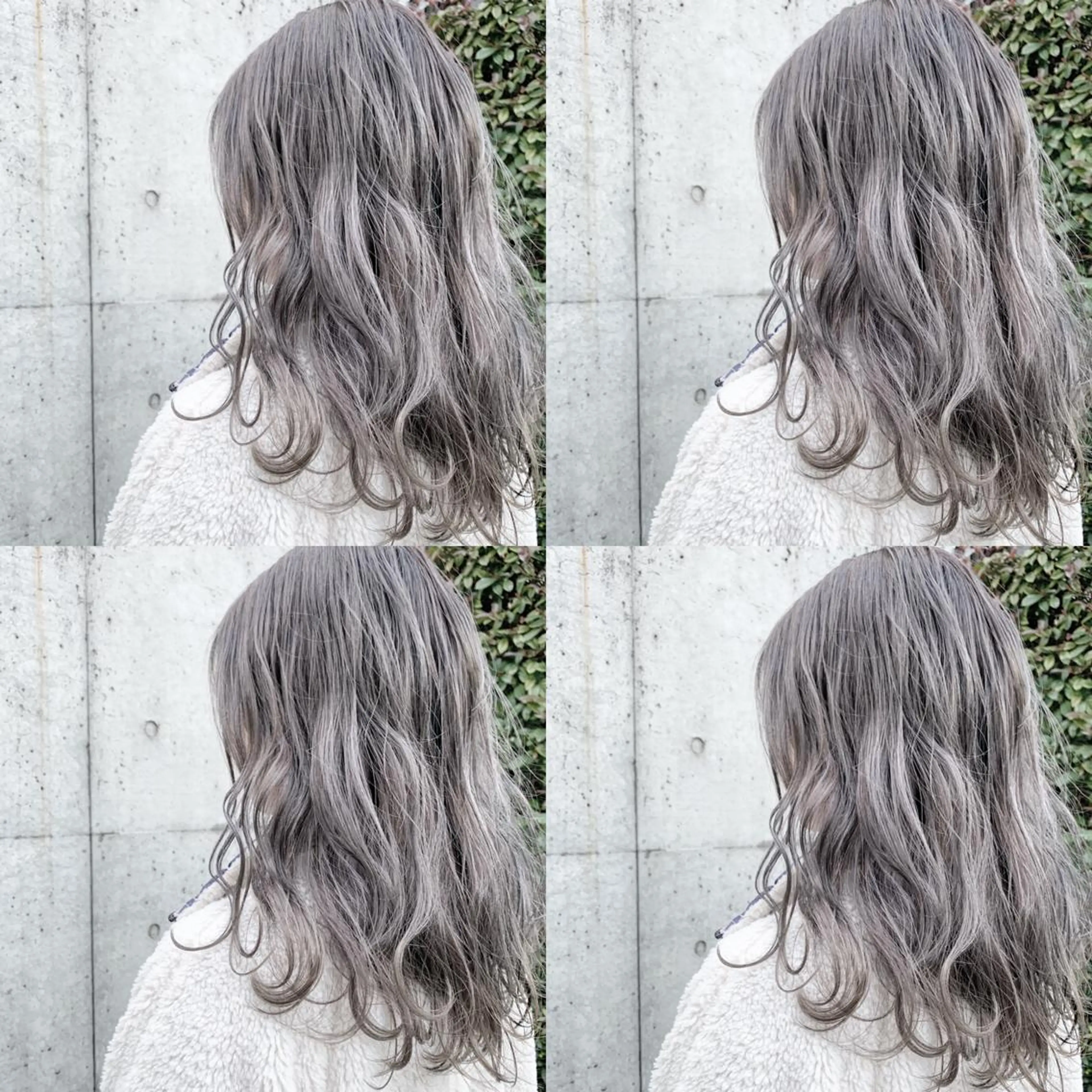 ロング カラー ヘアアレンジ アッシュ ブリーチ シルバー シルバーアッシュ 垢抜け案内人 鈴木聖矢✂️のヘアスタイル