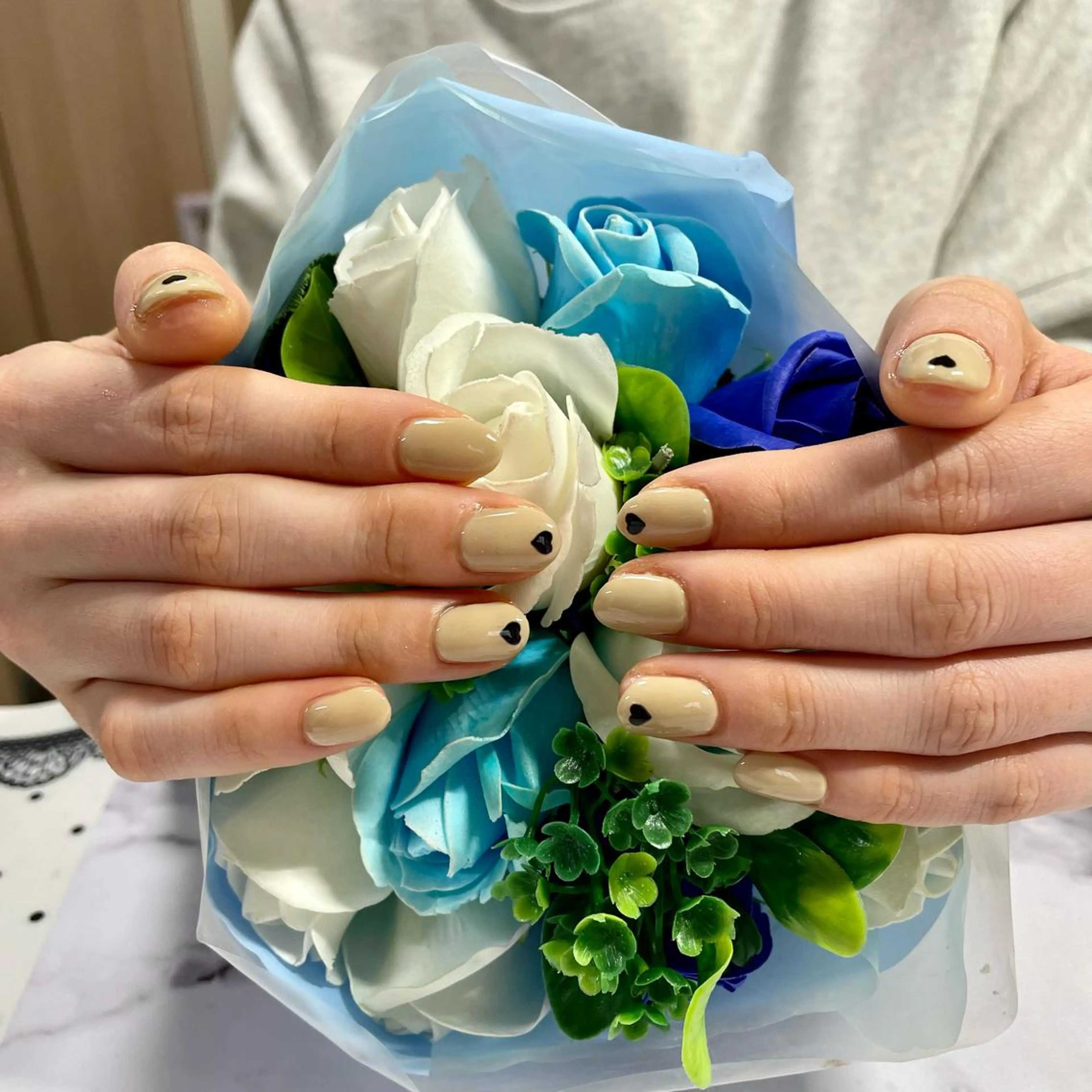 ネイル ワンカラーネイル 奥園 良恵のネイルデザイン