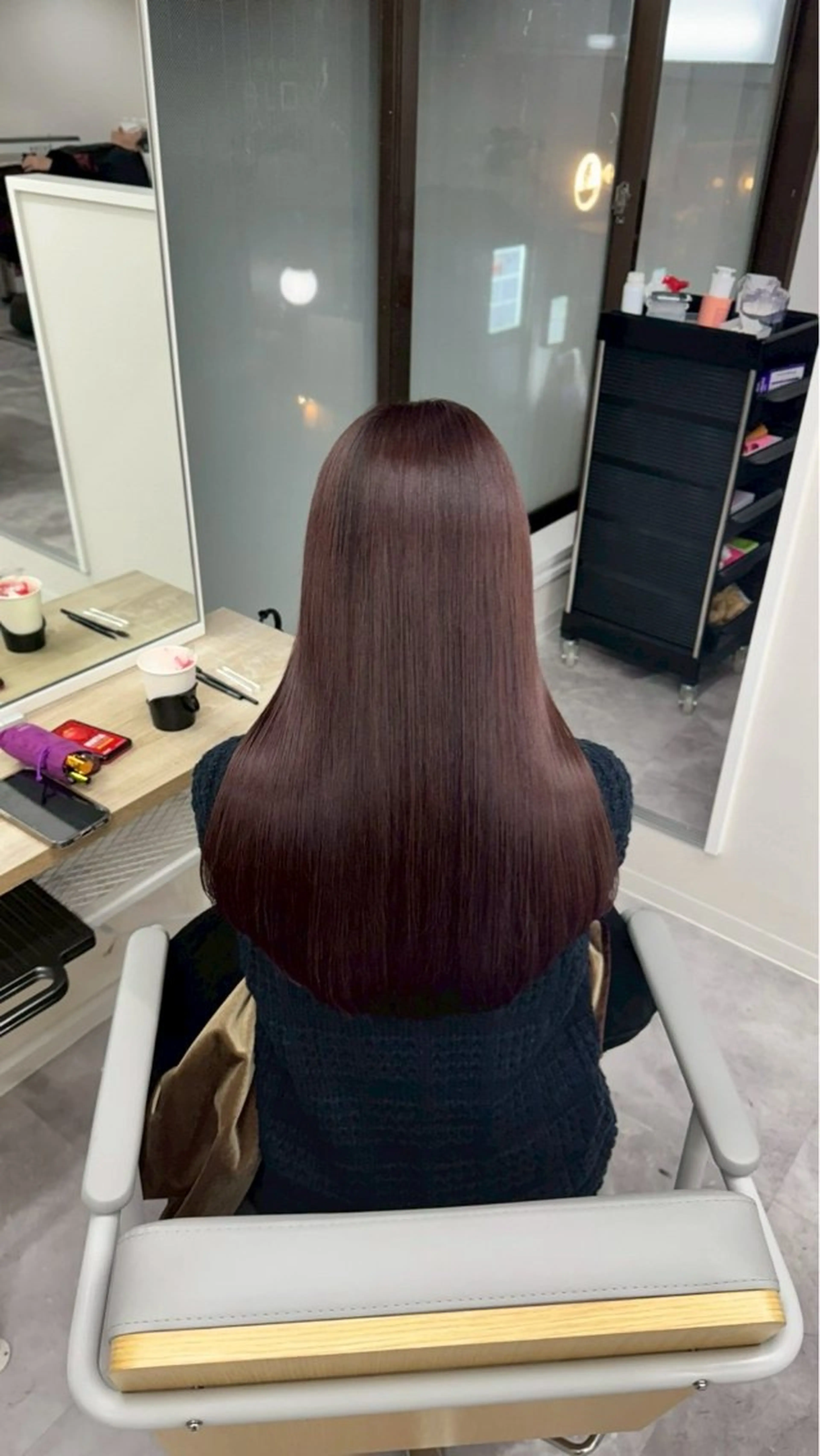 ロング カラー レッドカラー 髪質改善 トリートメント 髪質改善Acero. shoyaのヘアスタイル