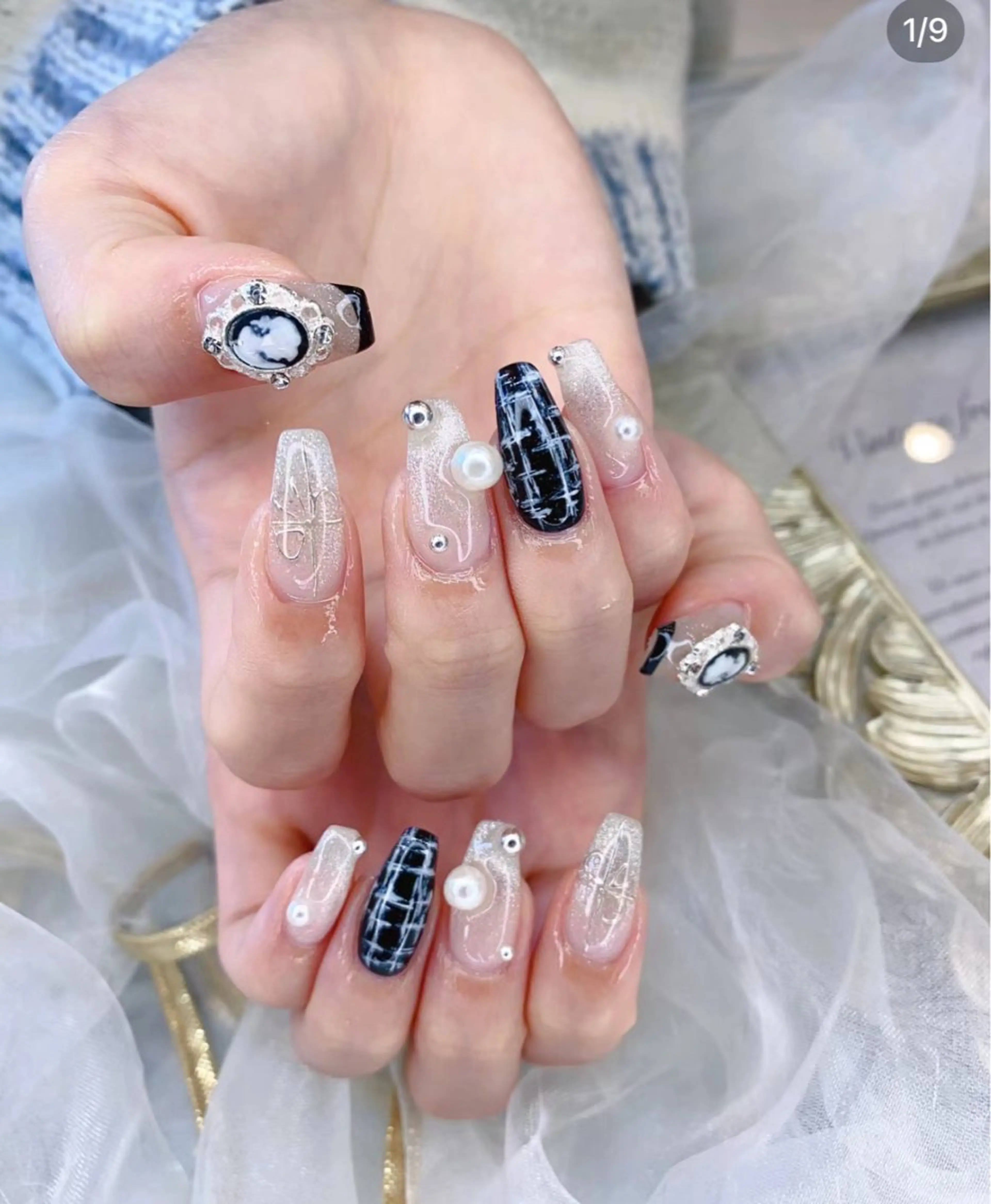 ネイル ラベンダーネイルサロン所属・日暮里♡研修生 チクさん（一同）のネイルデザイン